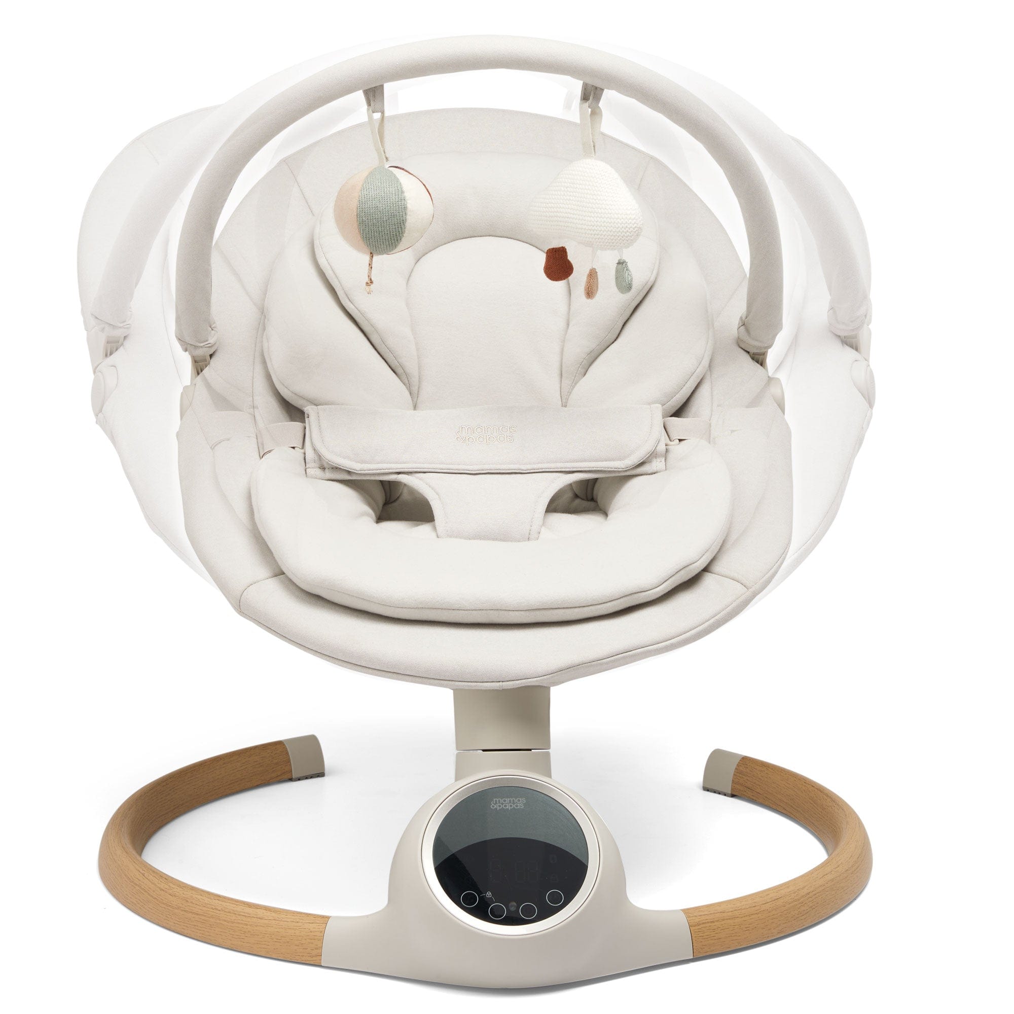 4 Moms rocking bouncing cradles Mamas & Papas Alto Smart Swing - Cashmere 5085A0100
