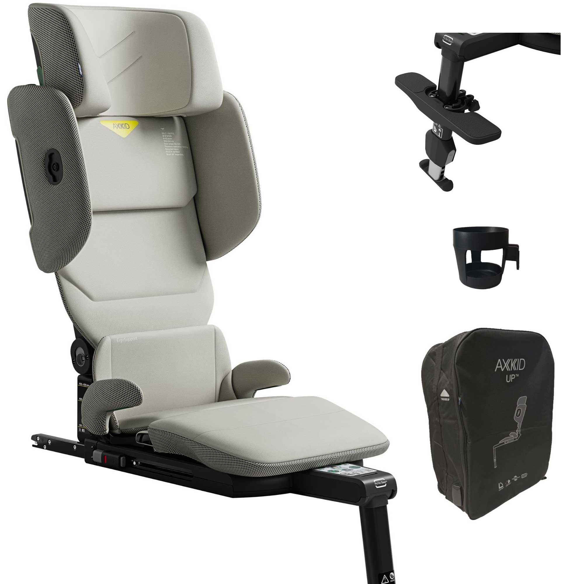 Axkid highback booster seats Axkid Up Highback Booster Seat - Beachgrass Beige 27050143