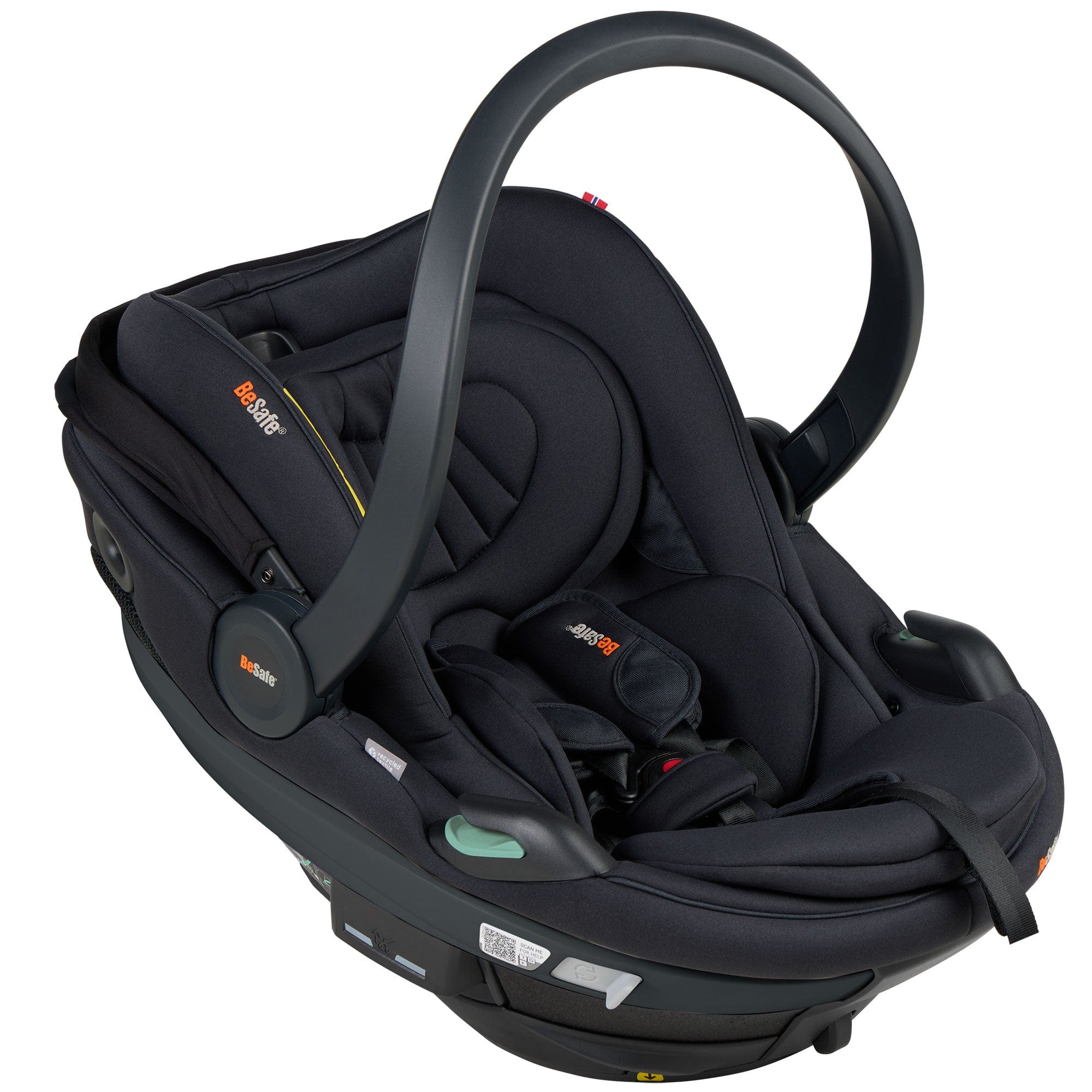 BeSafe baby car seats BeSafe Go Beyond 2 Car Seat - Black Soft Breeze 11043219-BlackSoBr-One Size-UK