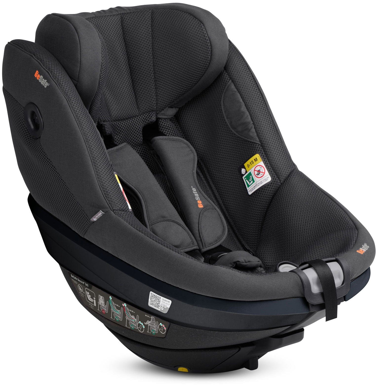 BeSafe combination car seats BeSafe Beyond 2 360 Car Seat & Base in Anthracite Mesh 11045369-AnthraMesh-Std