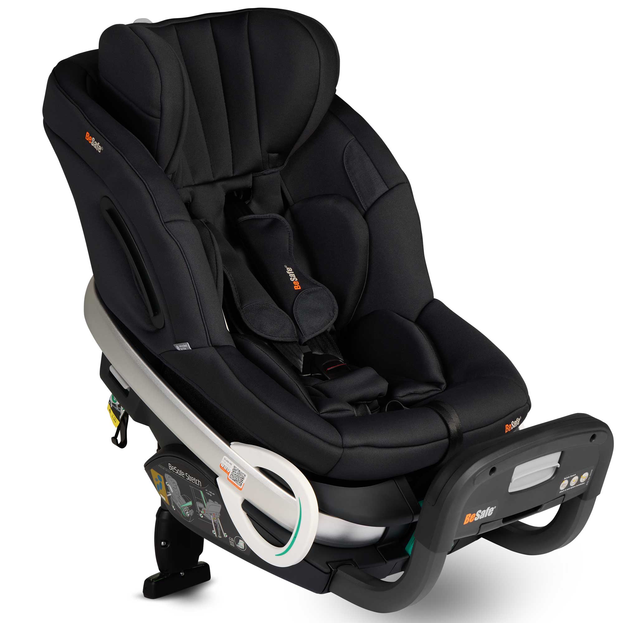 BeSafe combination car seats BeSafe Stretch Car Seat - Black Soft Breeze 11018938-BlackSofBr-Std-1