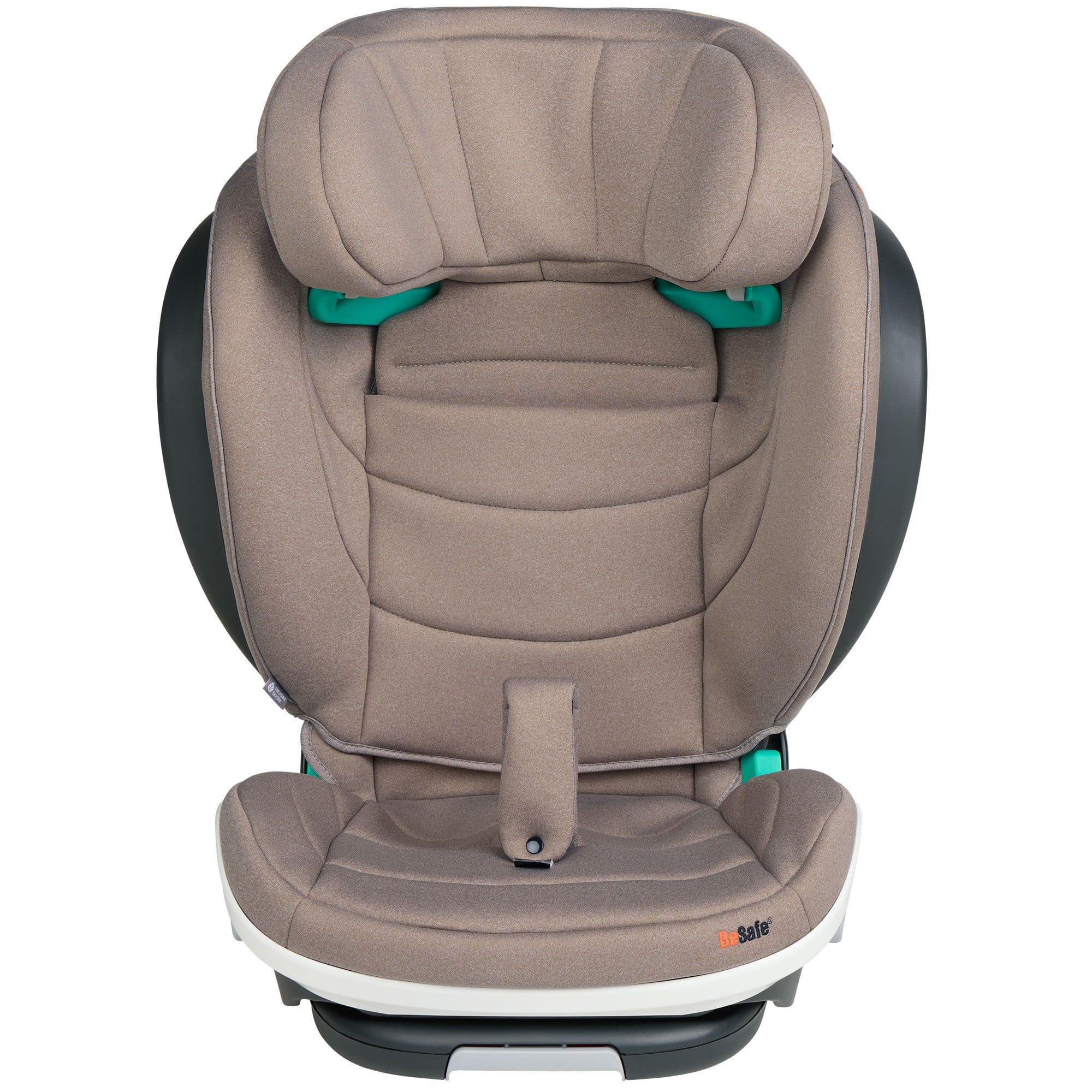 BeSafe highback booster seats BeSafe iZi Flex FIX 2 Car Seat - Dark Sand Soft Breeze 11037469-DaSandSoBr-1Std