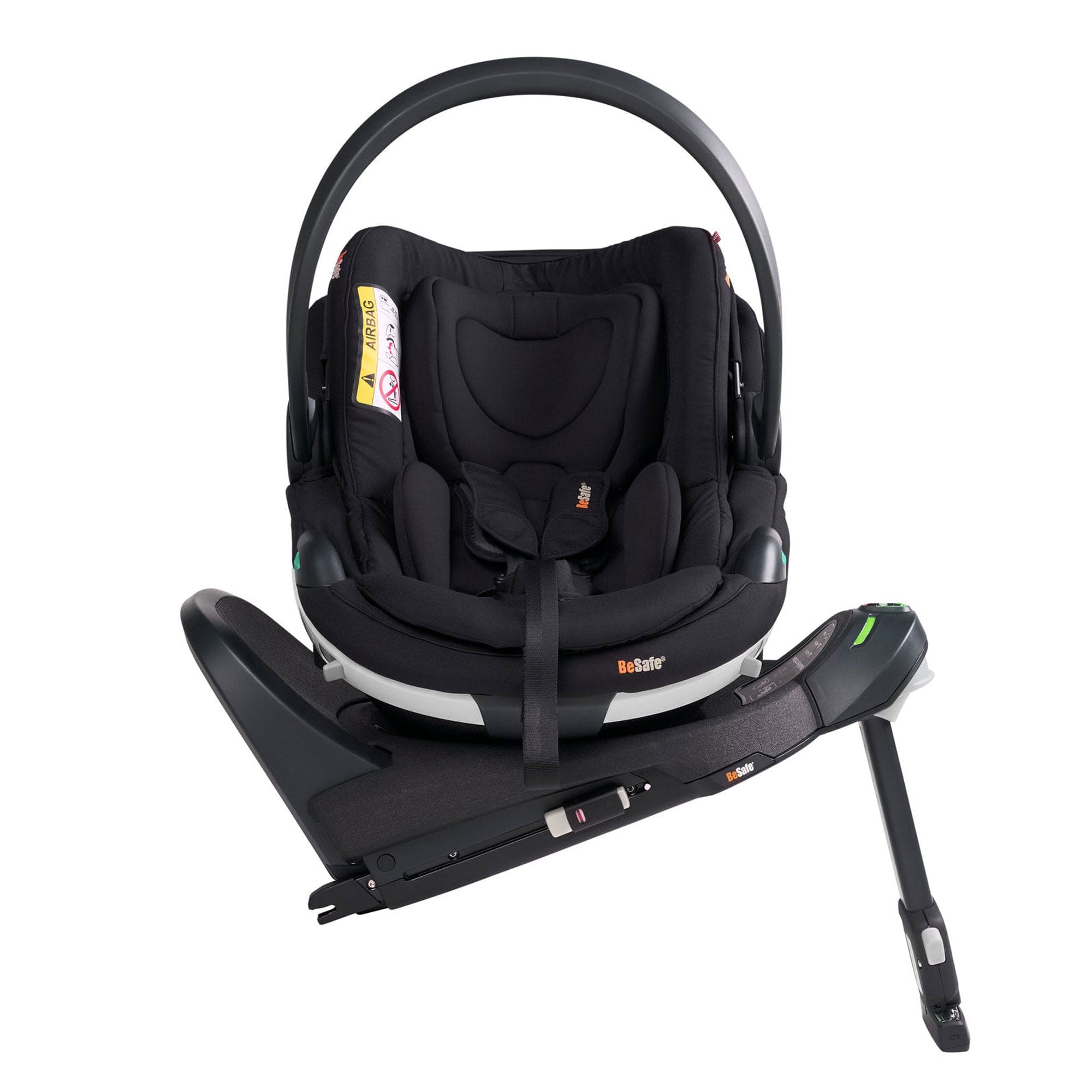 BeSafe rear facing car seats BeSafe Go Beyond Car Seat & Base Duo in Black Cab 15494-BLK-CAB