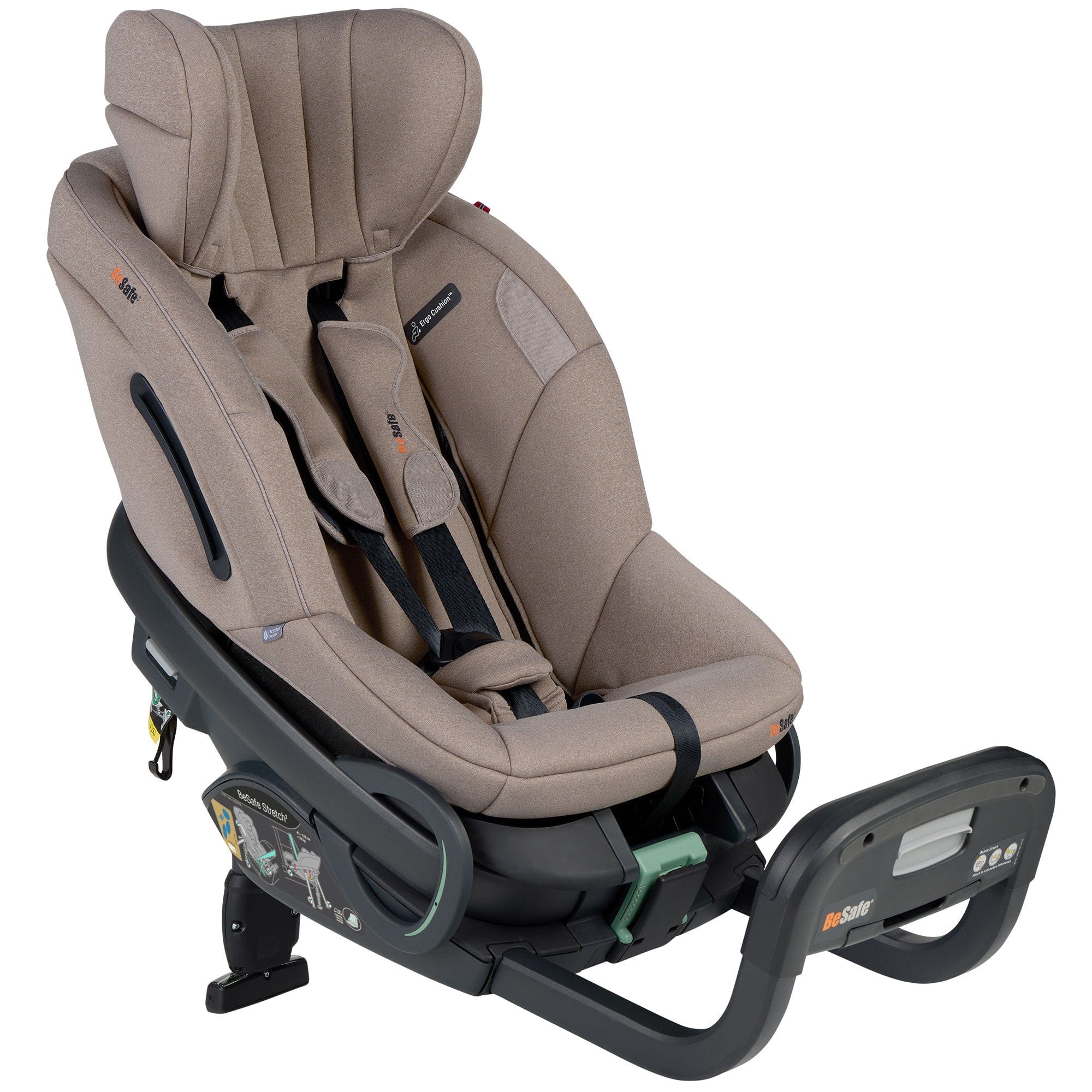 BeSafe Toddler Car Seats BeSafe Stretch 2 Car Seat - Dark Sand Soft Breeze 11048209-DaSandSoBr-Std
