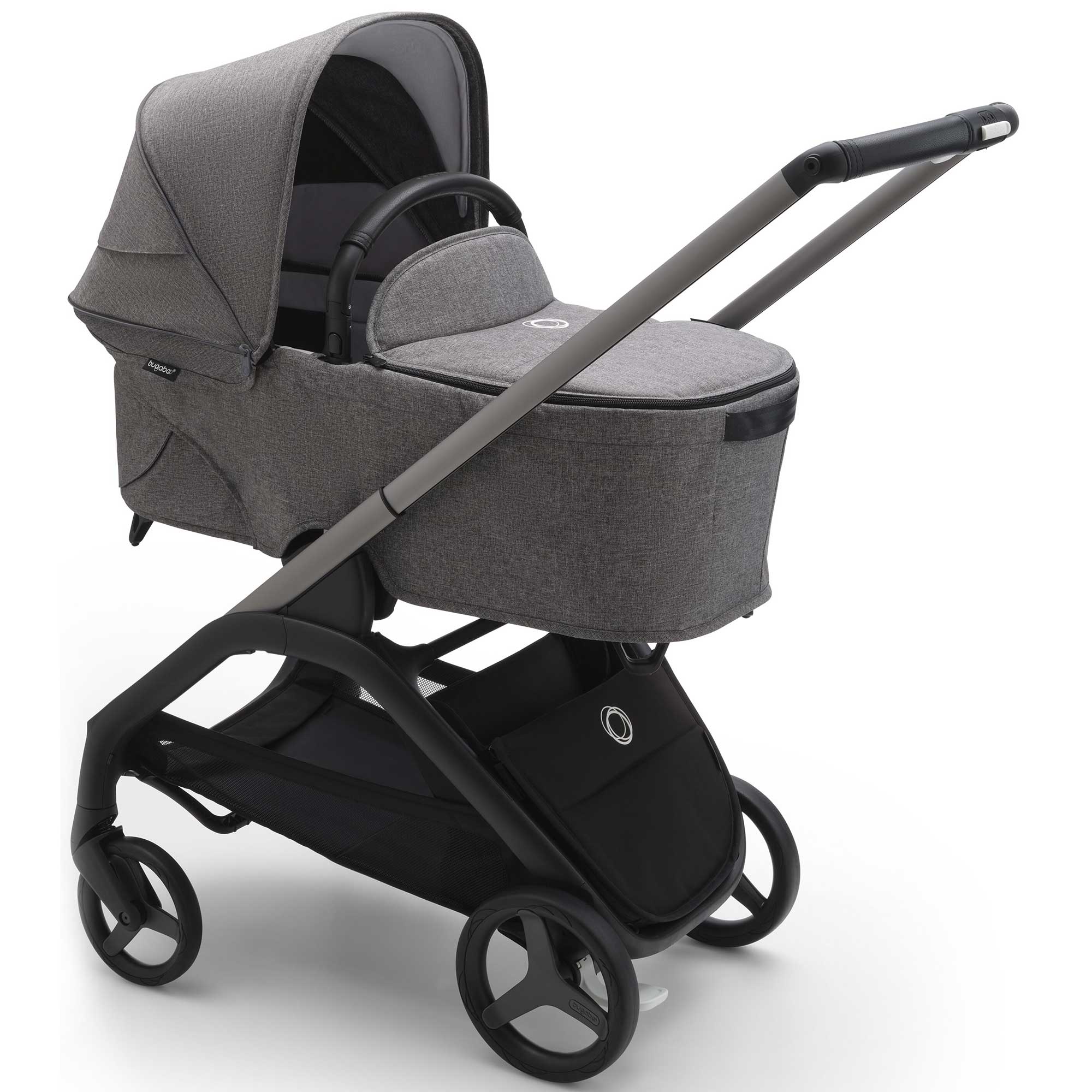 Bugaboo Baby Prams Bugaboo Dragonfly Complete Pram - Graphite/Grey Melange 13801-GRA-GRE-MEL