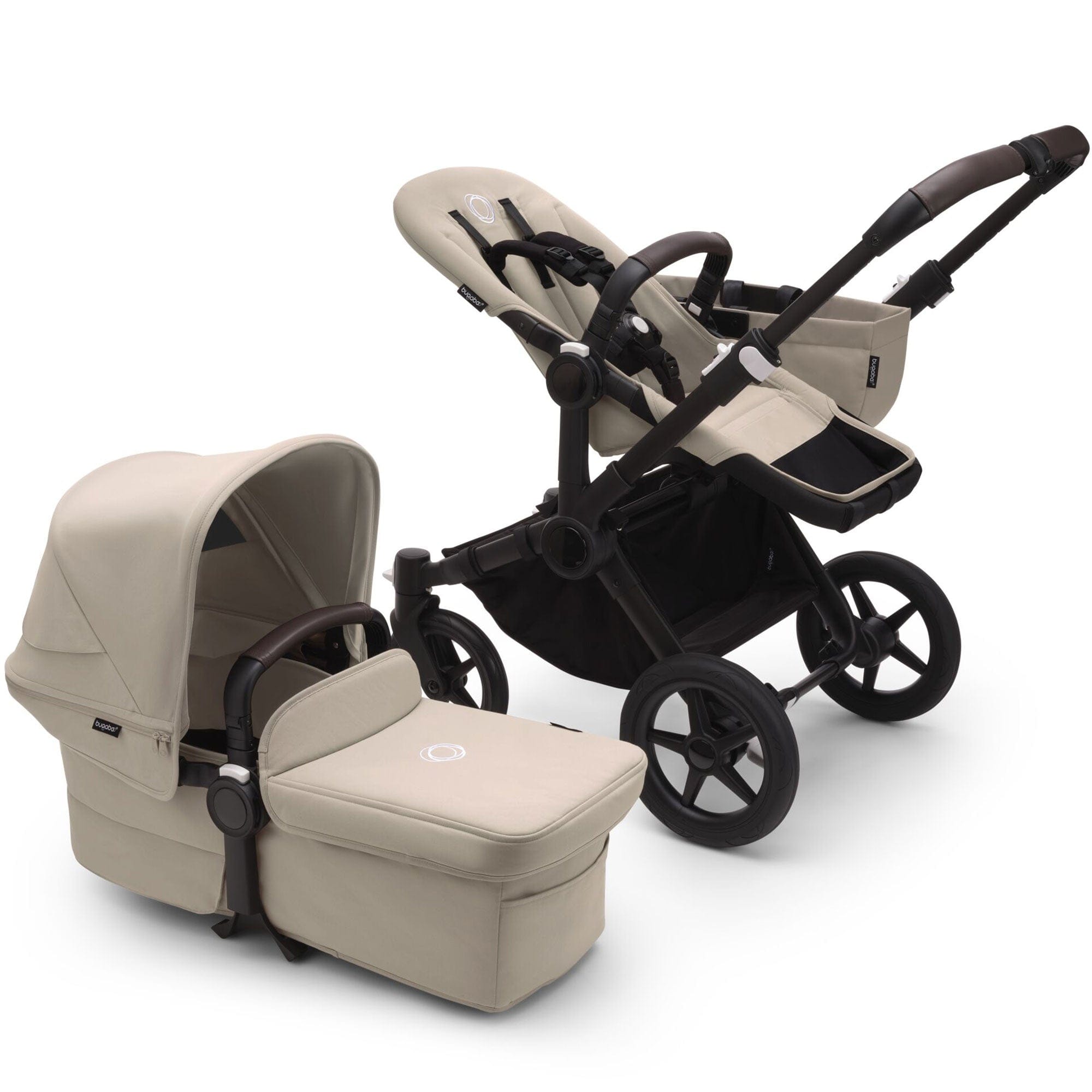 Bugaboo baby prams Bugaboo Donkey 5 Mono Complete in Black/Desert Taupe 100000056