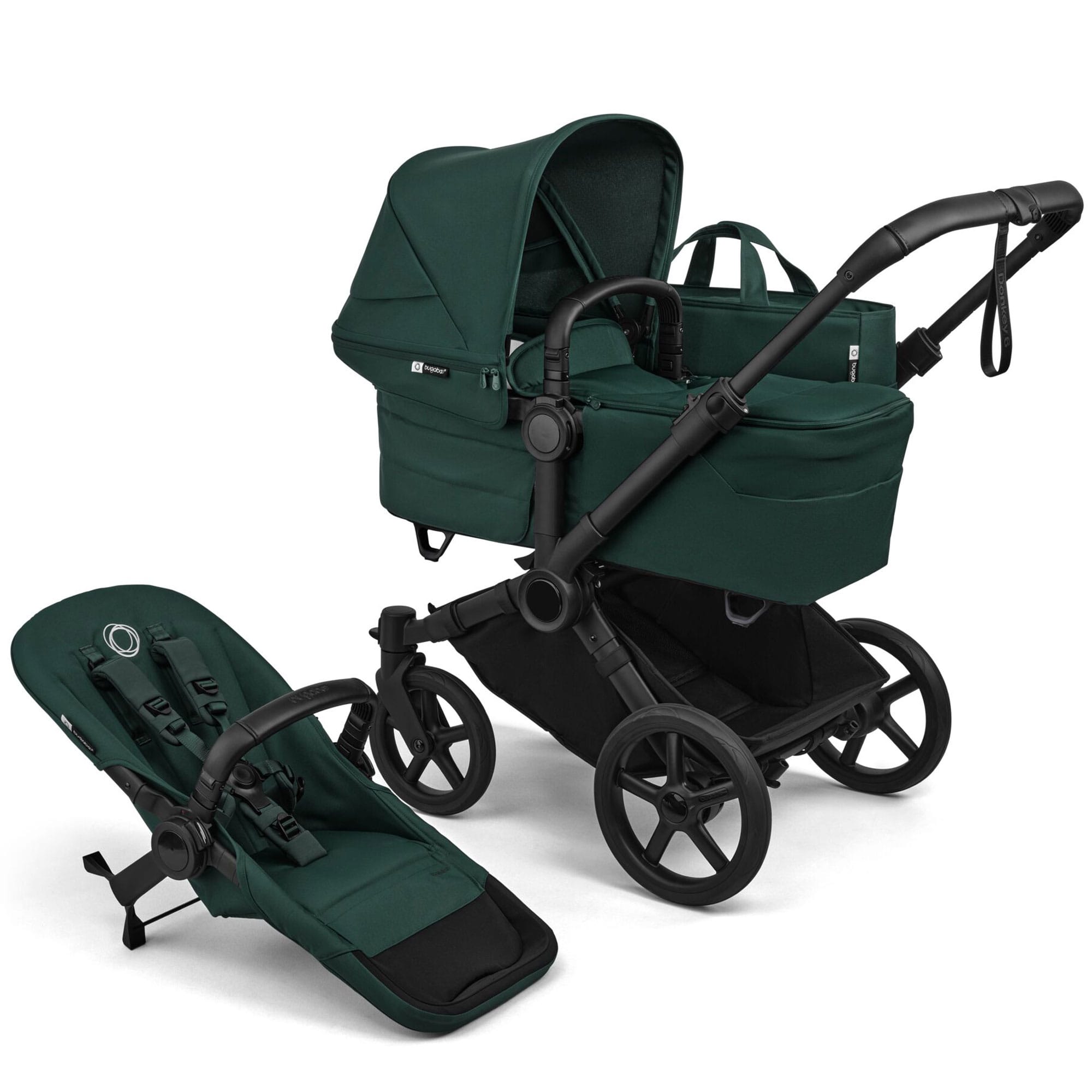 Bugaboo baby prams Bugaboo Donkey 6 Single Complete Pushchair - Fern Green 100370019
