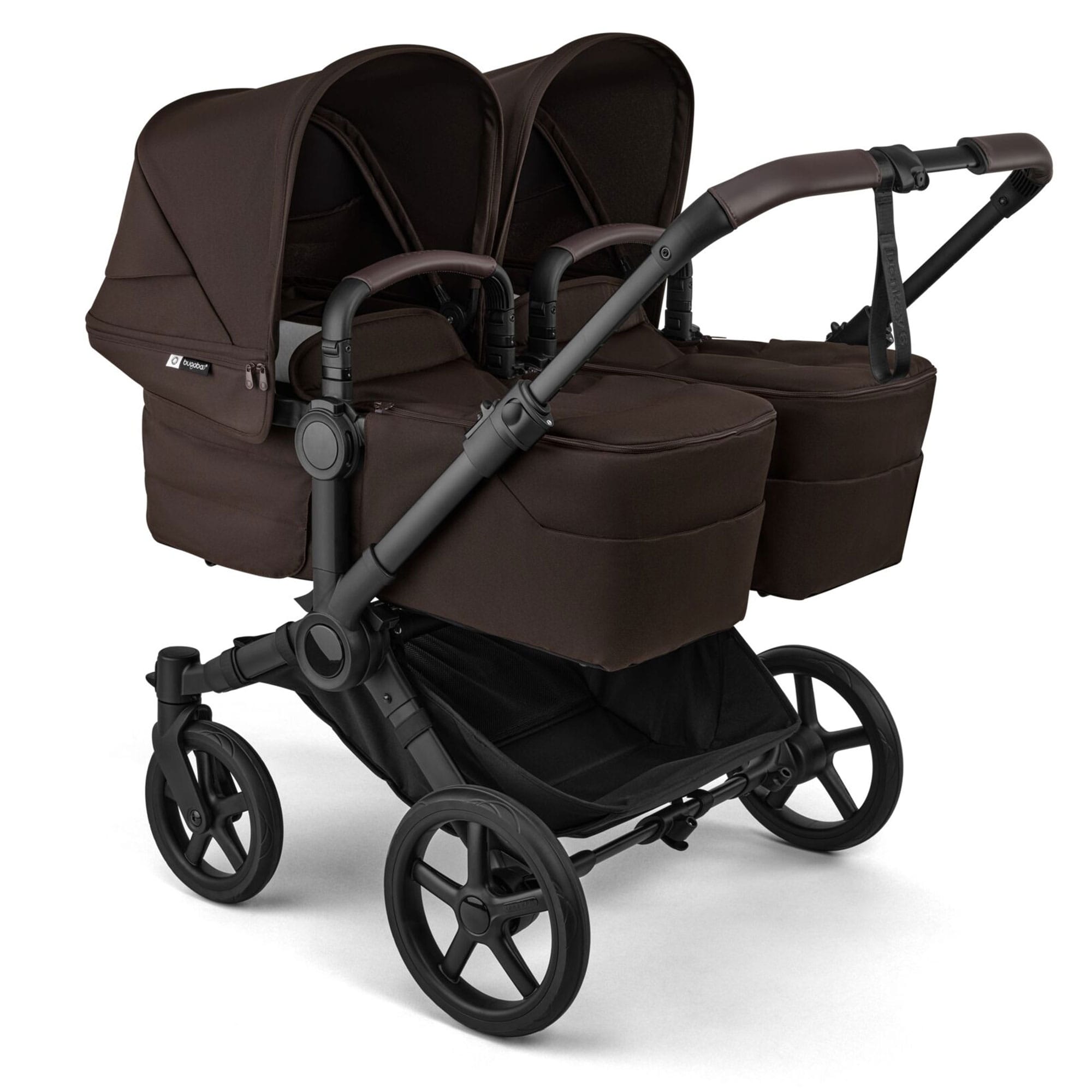 Bugaboo double buggies Bugaboo Donkey 5 Twin Complete Pushchair - Cocoa Brown 21643-COC-BRN