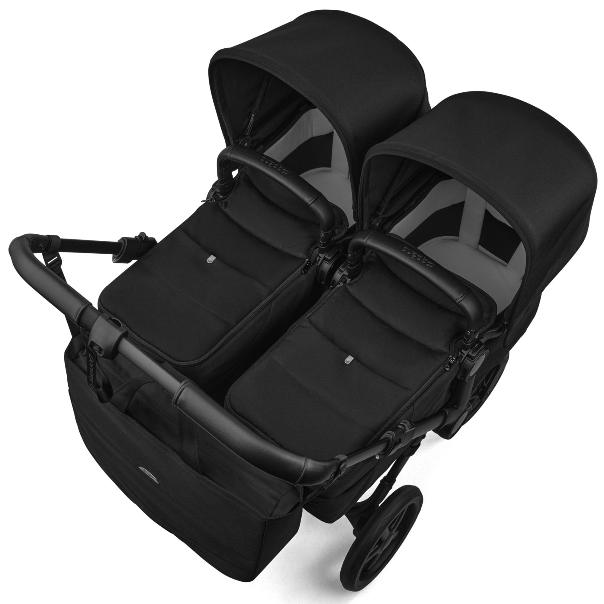 Bugaboo double buggies Bugaboo Donkey 5 Twin Complete Pushchair - Heritage Black 21643-HER-BLK