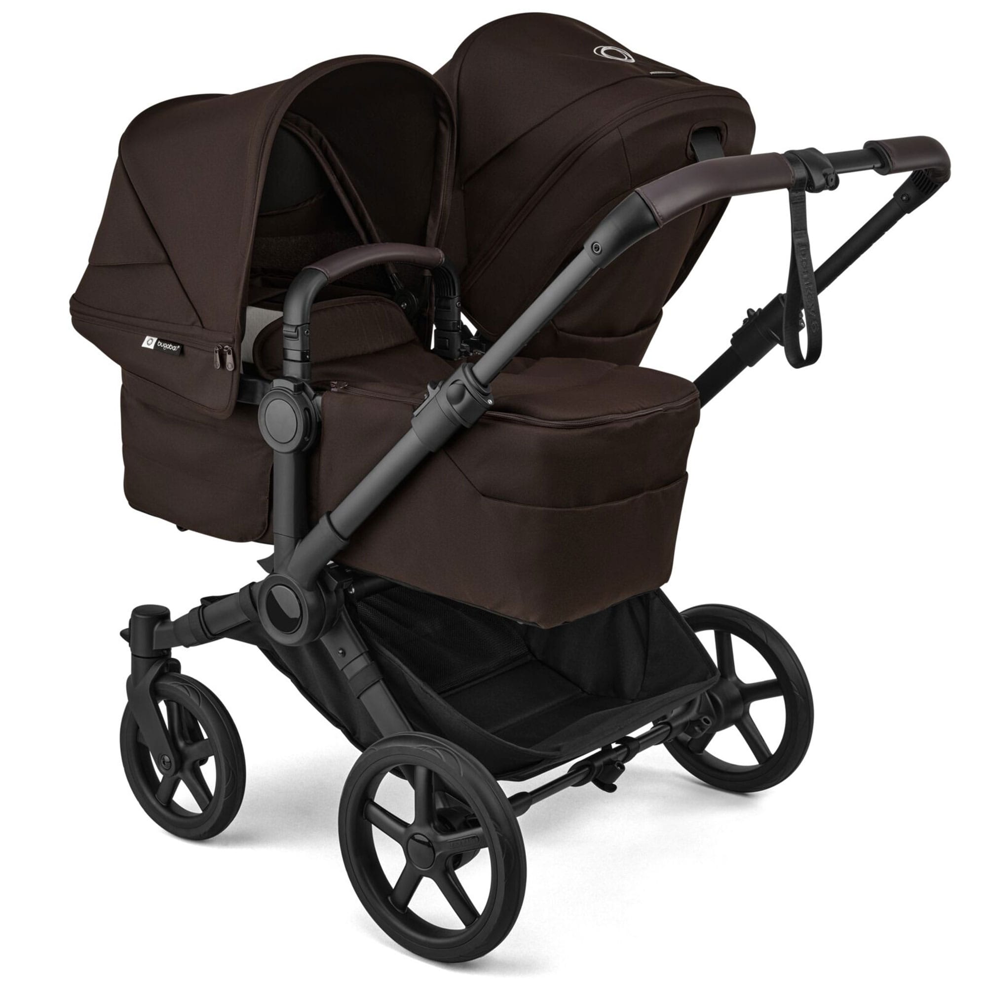 Bugaboo double buggies Bugaboo Donkey 6 Double Complete Pushchair - Cocoa Brown 17615-COC-BRN