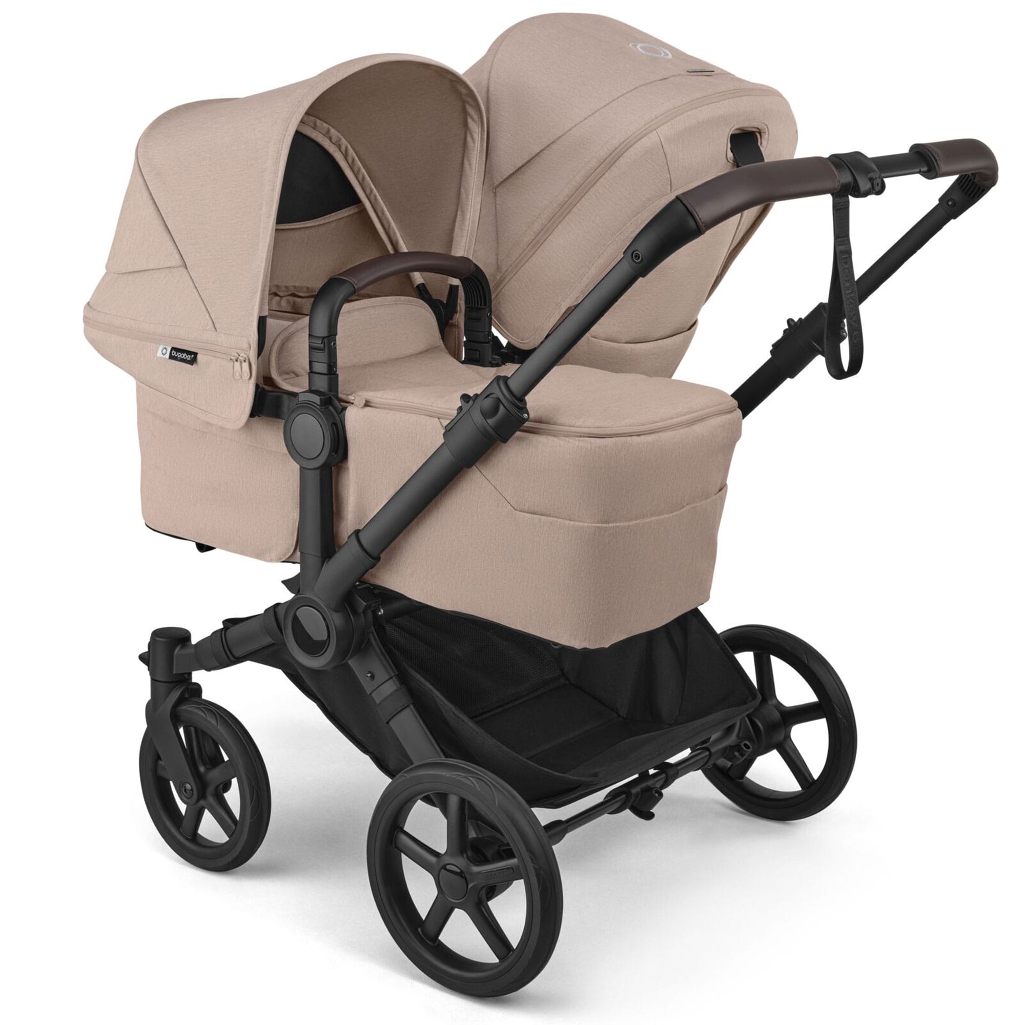 Bugaboo double buggies Bugaboo Donkey 6 Double Complete Pushchair - Desert Taupe 17615-DES-TAU