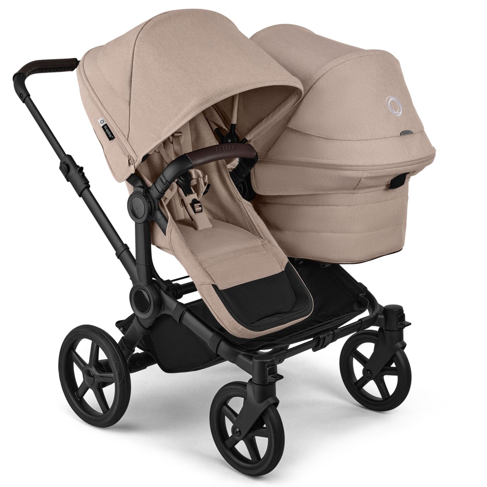 Bugaboo double buggies Bugaboo Donkey 6 Double Complete Pushchair - Desert Taupe 17615-DES-TAU