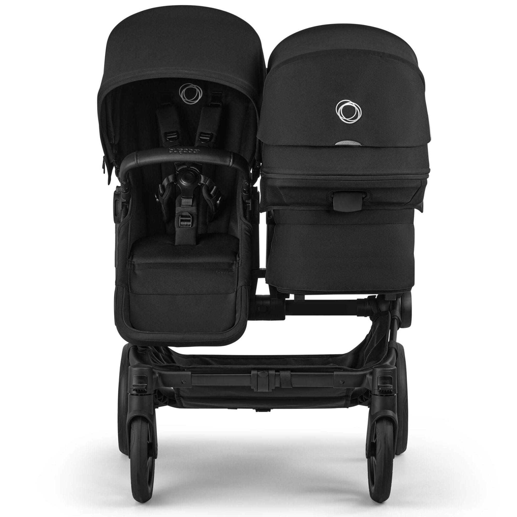 Bugaboo double buggies Bugaboo Donkey 6 Double Complete Pushchair - Heritage Black 17615-HER-BLK