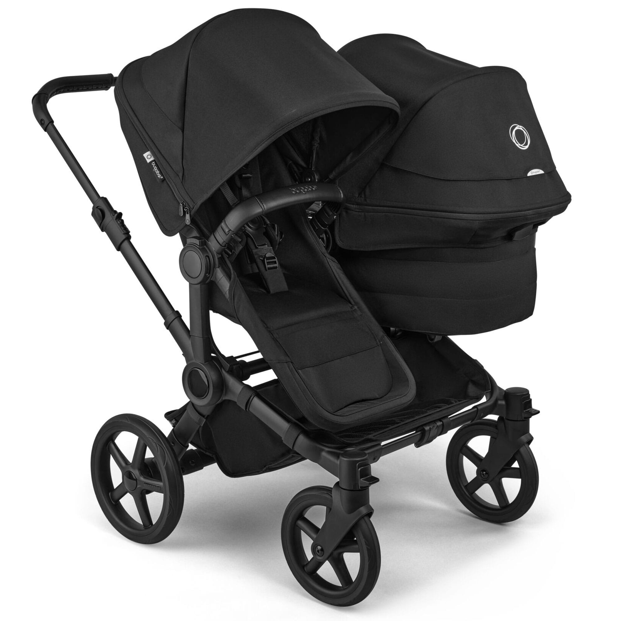 Bugaboo double buggies Bugaboo Donkey 6 Double Essential Bundle - Heritage Black 21667-HER-BLK