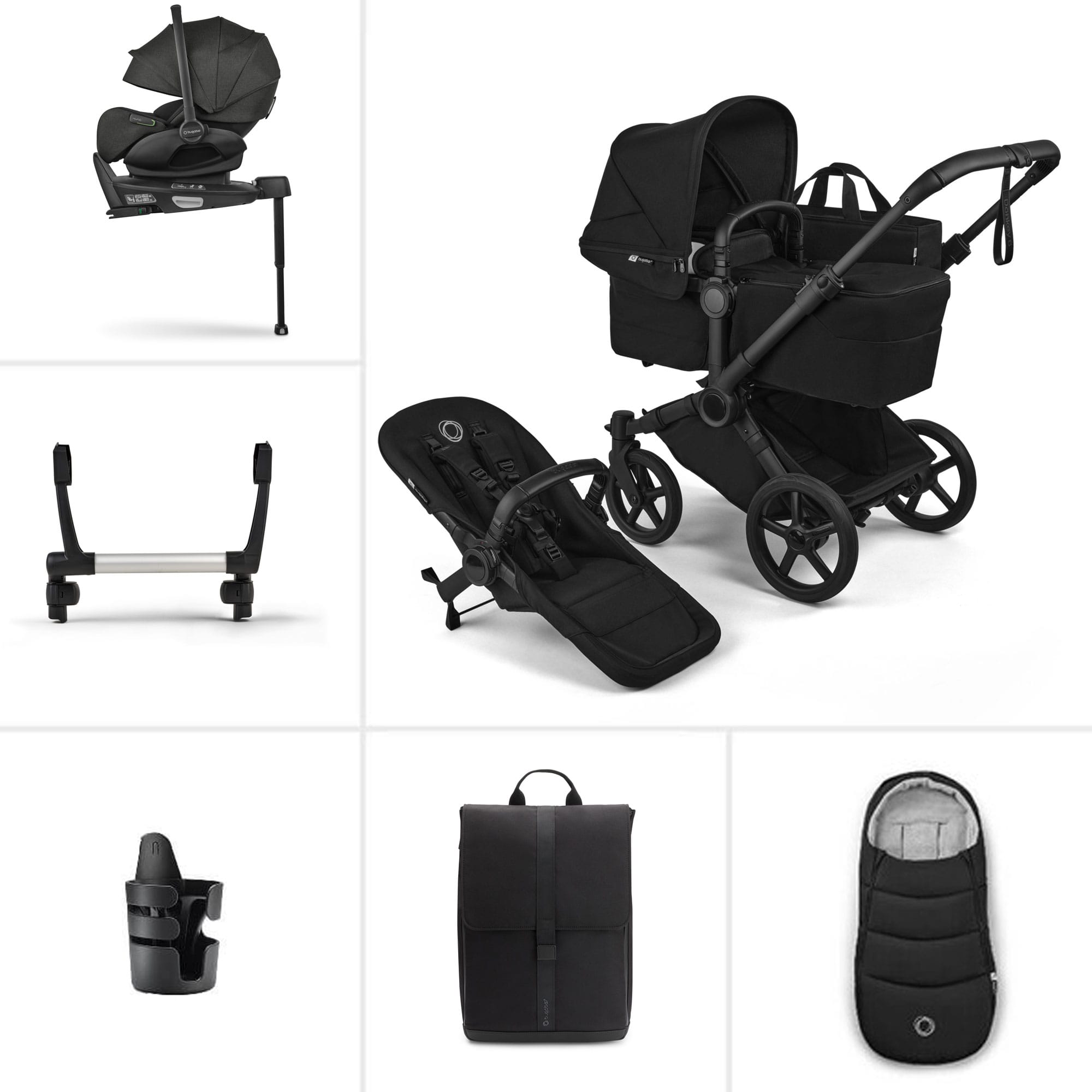 Bugaboo Travel Systems Bugaboo Donkey 6 Single Ultimate Newborn Bundle - Heritage Black 21660-HER-BLK