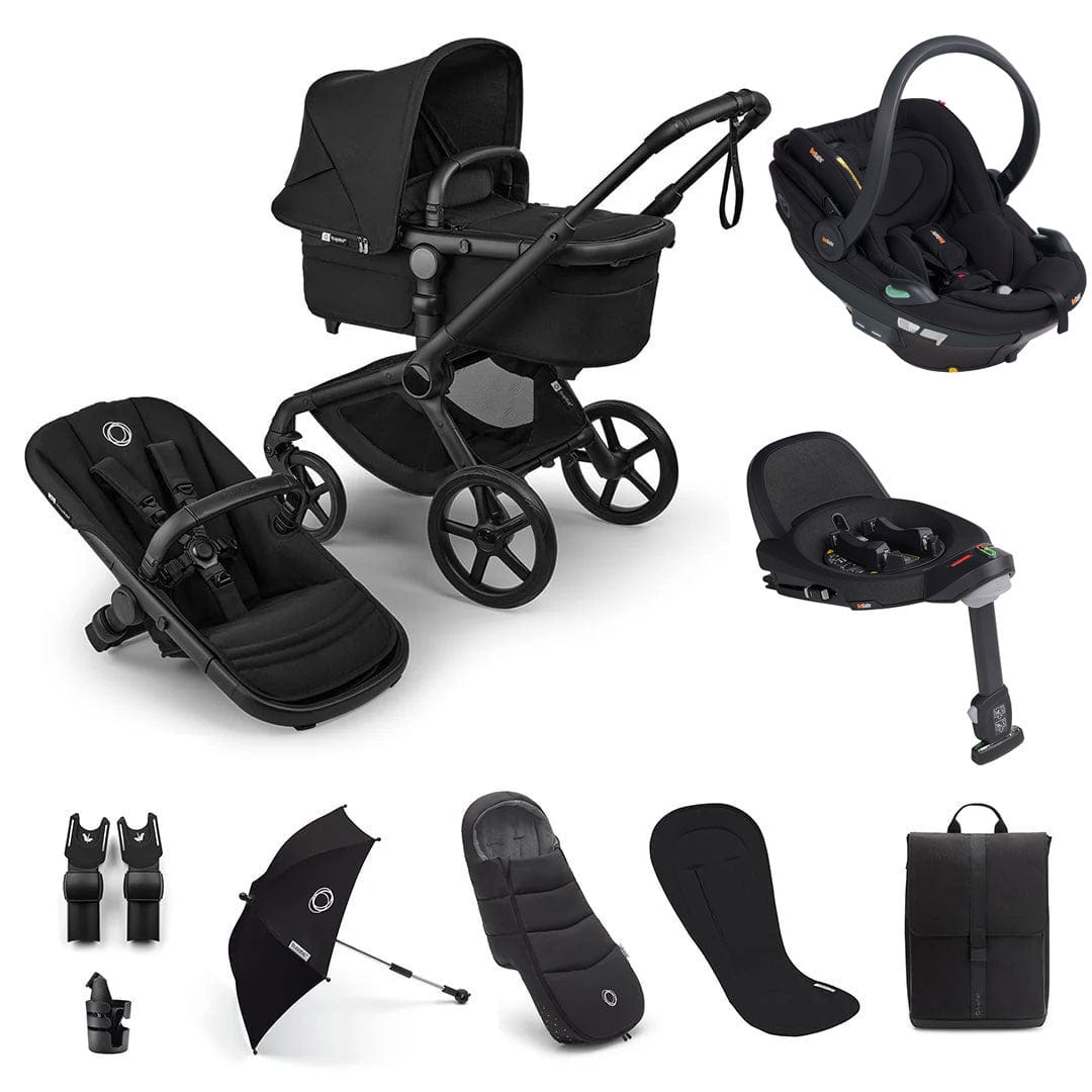 Bugaboo travel systems Bugaboo Fox 5 Renew Ultimate BeSafe Bundle - Heritage Black 18823-ULT-BEY-BLA