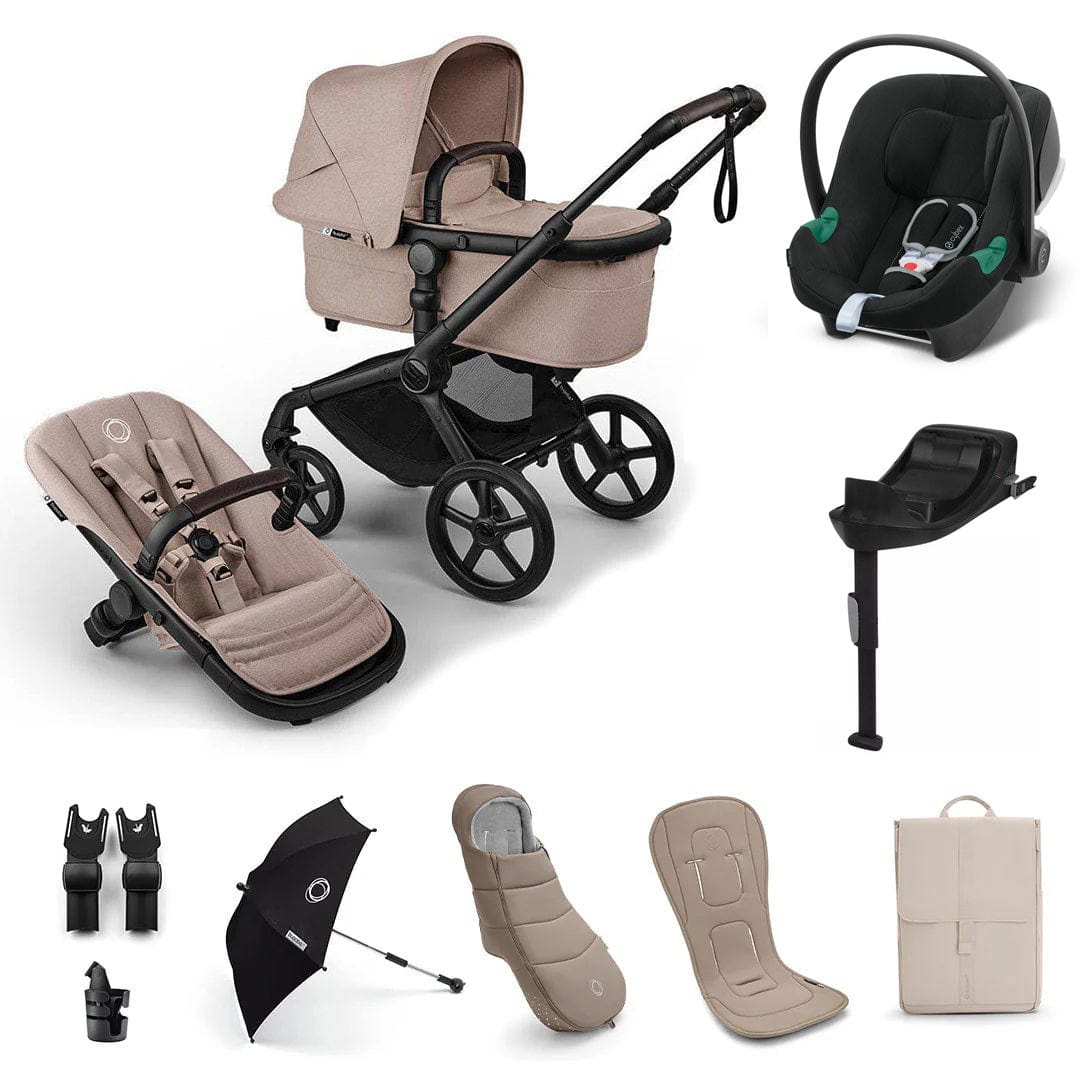 Bugaboo travel systems Bugaboo Fox 5 Renew Ultimate Cybex Bundle - Desert Taupe 18819-ULT-ATO-TAU
