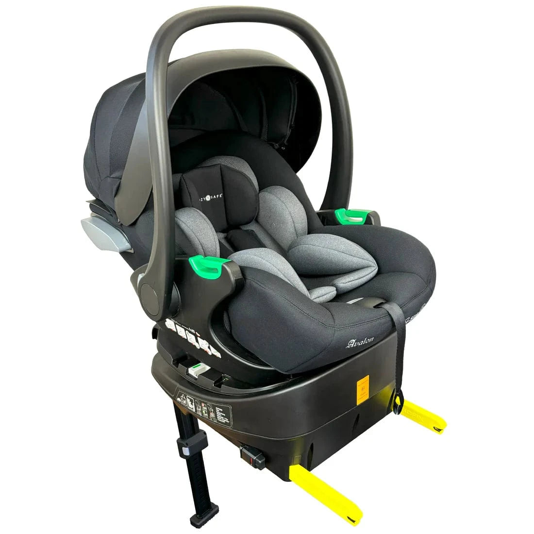 Cozy N Safe baby car seats Cozy N Safe Avalon i-Size 360 40-85cm Carrier & Base - Black/Grey EST10