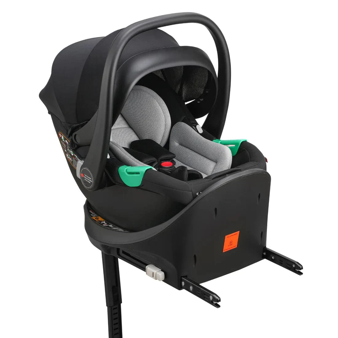 Cozy N Safe baby car seats Cozy N Safe Snowdon i-Size 40-85cm Carrier & Base - Black/Grey EST320