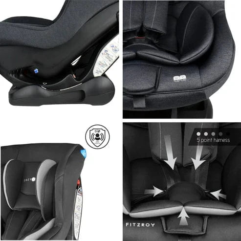 Cozy N Safe combination car seats Cozy N Safe Fitzroy Group 0+/1 - Black/Grey EST309