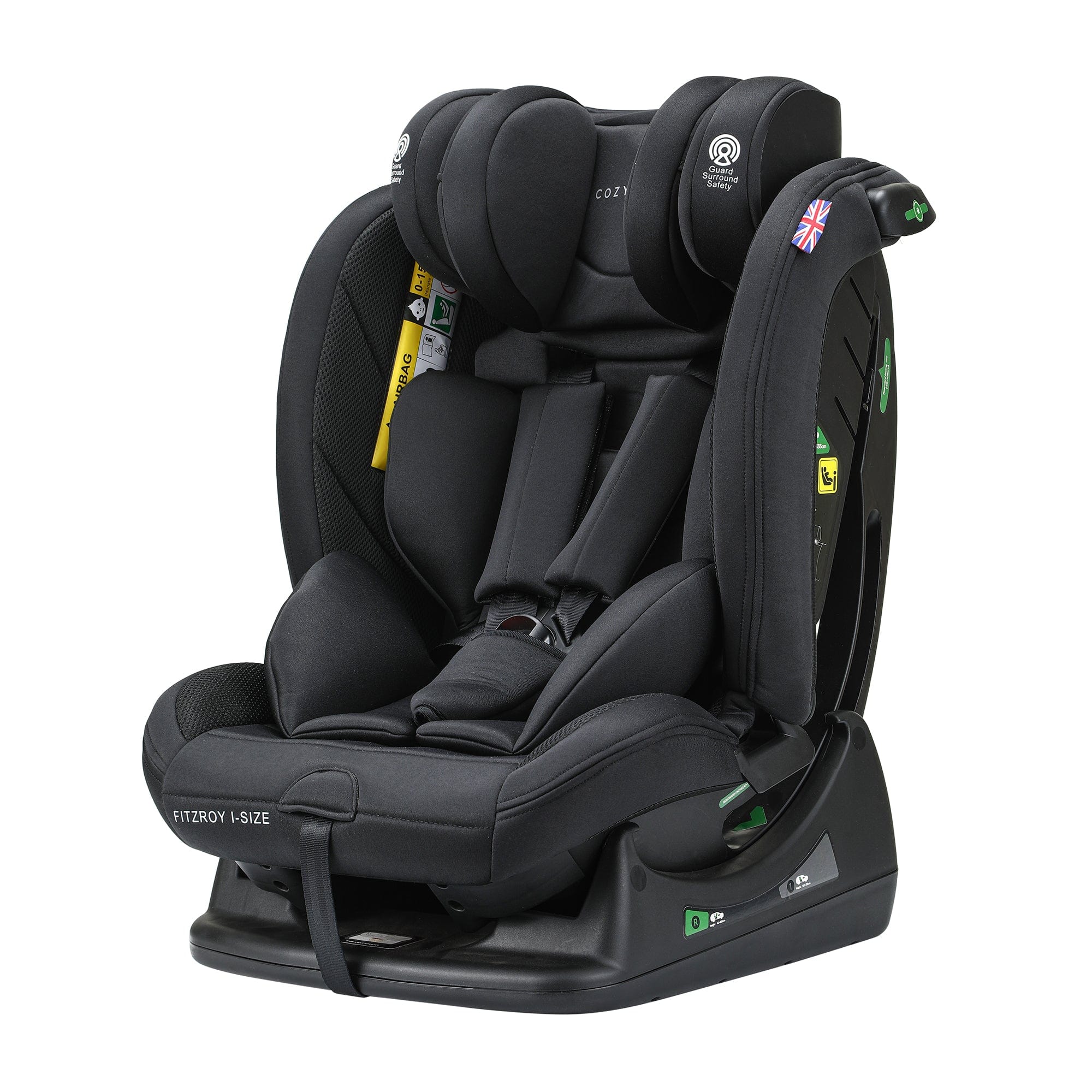 Cozy N Safe Combination Car Seats Cozy N Safe Fitzroy 40-135cm I-Size Child Car Seat- Onyx EST-913