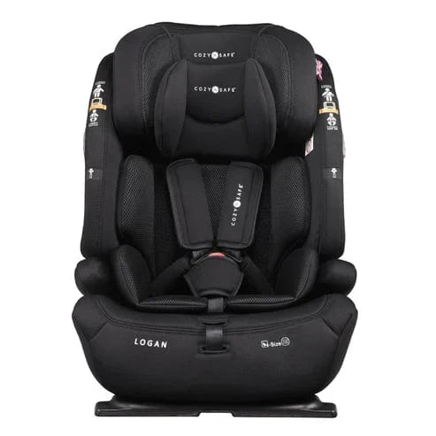 Cozy N Safe highback booster seats Cozy N Safe Logan i-Size 76-150cm - Onyx EST029