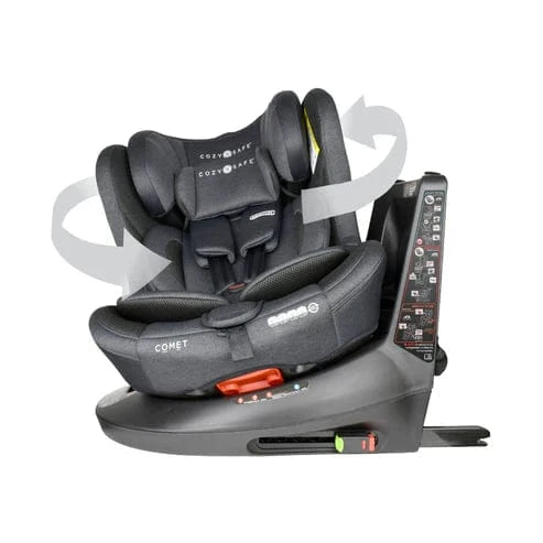 Cozy N Safe swivel car seats Cozy N Safe Comet Group 0+/1/2/3 360° Rotation Car Seat in Graphite EST230-2