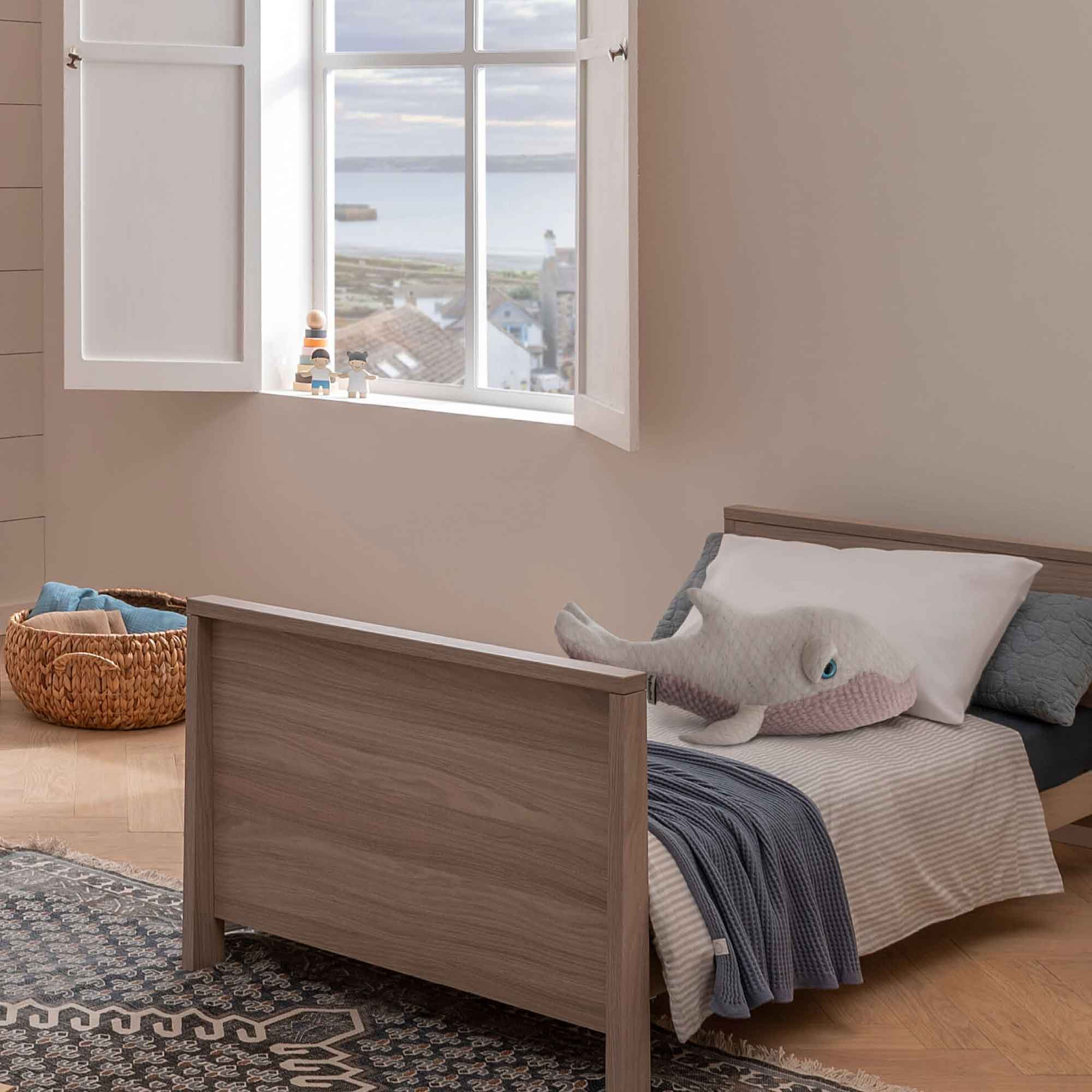 CuddleCo nursery room sets CuddleCo Lana 2 Piece Set - Ash/White