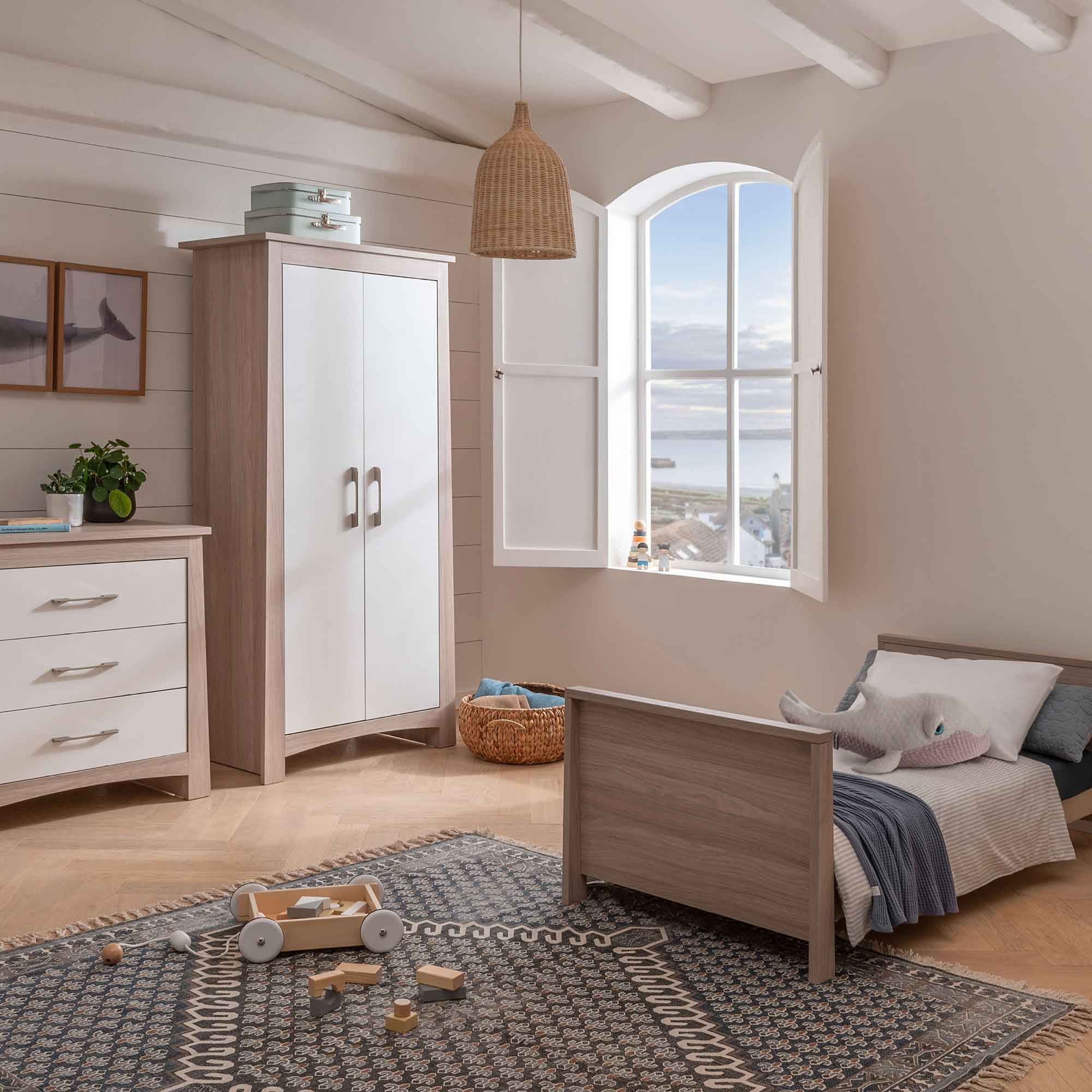 CuddleCo nursery room sets CuddleCo Lana 3 Piece Set - Ash/White