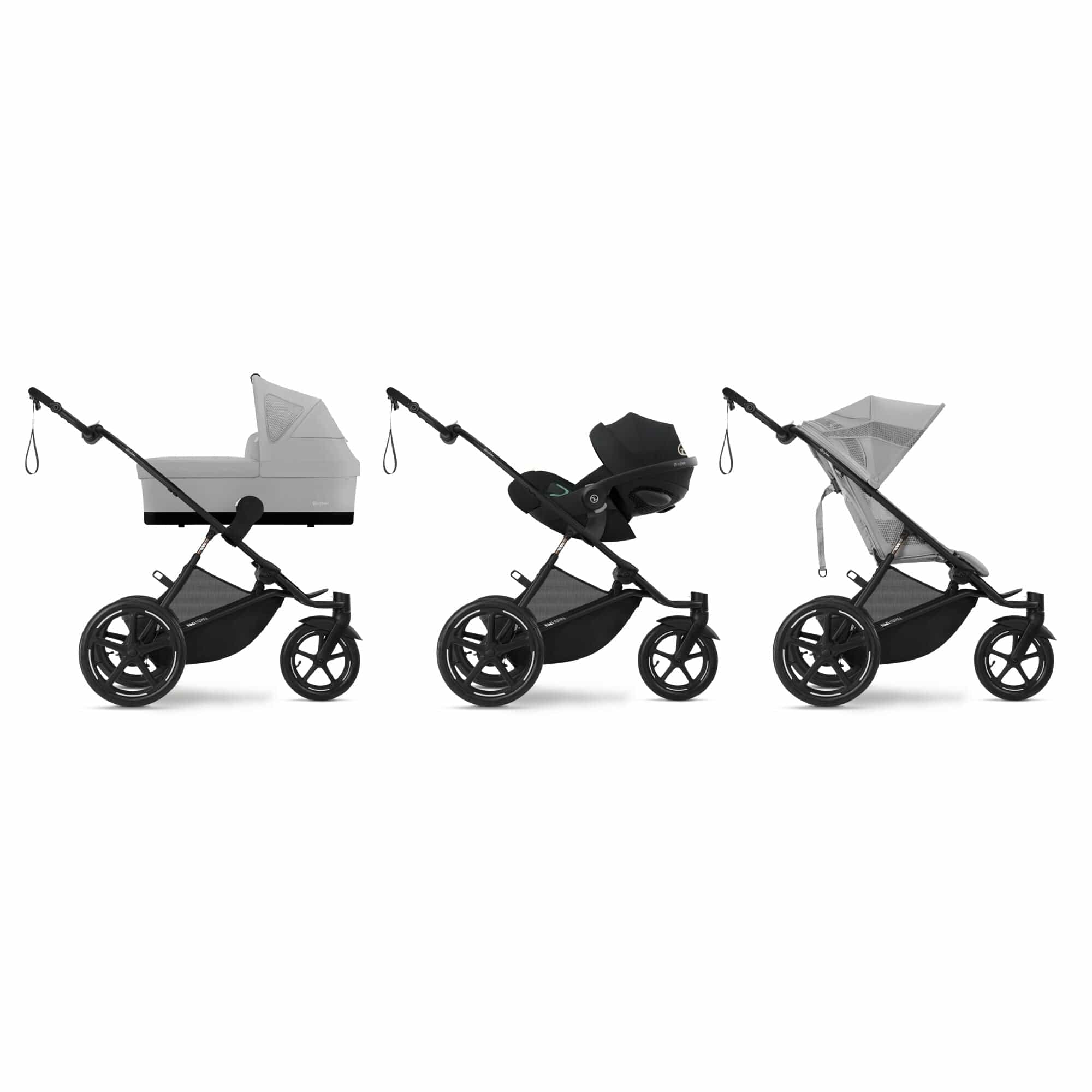 Cybex 3 wheel pushchairs Cybex Avi Spin - Fog Grey 524000621