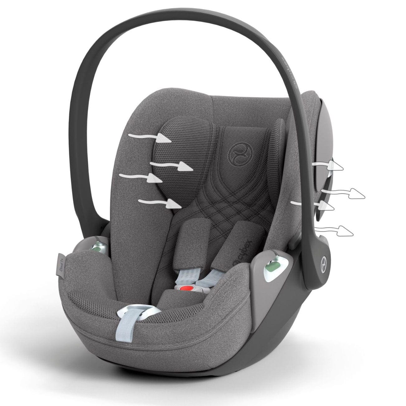 Cybex baby car seats Cybex Cloud T PLUS i-Size Car Seat - Mirage Grey 523000239