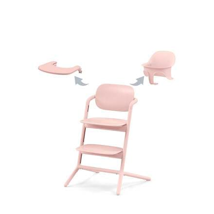Cybex baby highchairs Cybex LEMO 3 in 1 High Chair in Pearl Pink 521003161