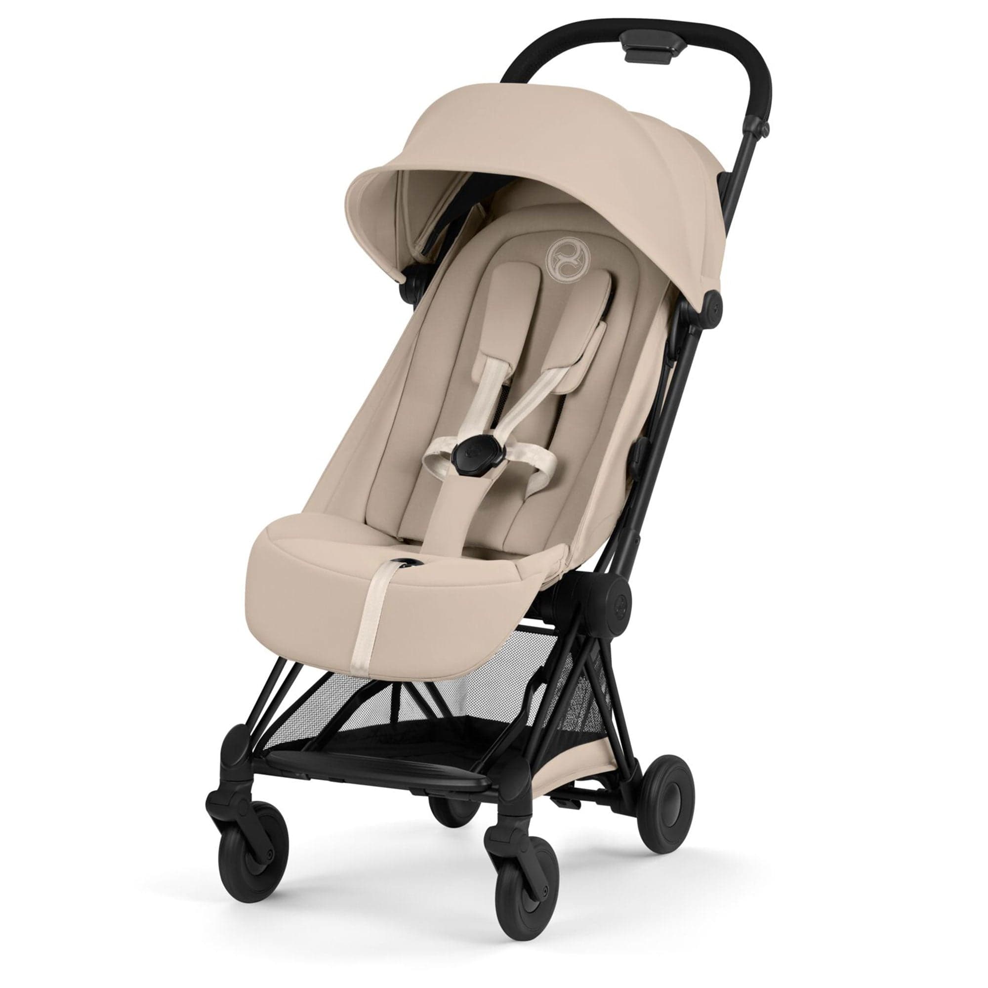Cybex baby prams Cybex Coya Pushchair Set - Comfort Collection - Matt Black/Cozy Beige 526000191