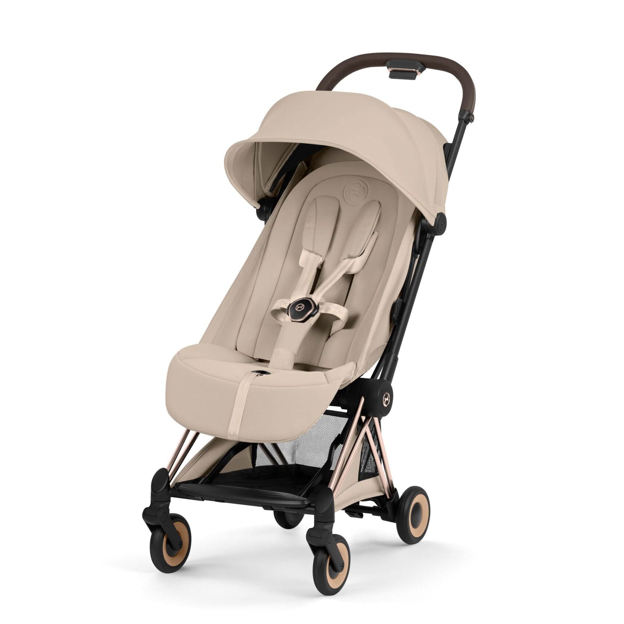 Cybex baby prams Cybex Coya Pushchair Set - Style Collection - Rose Gold/Cozy Beige 21979-RG-COZ-BEI