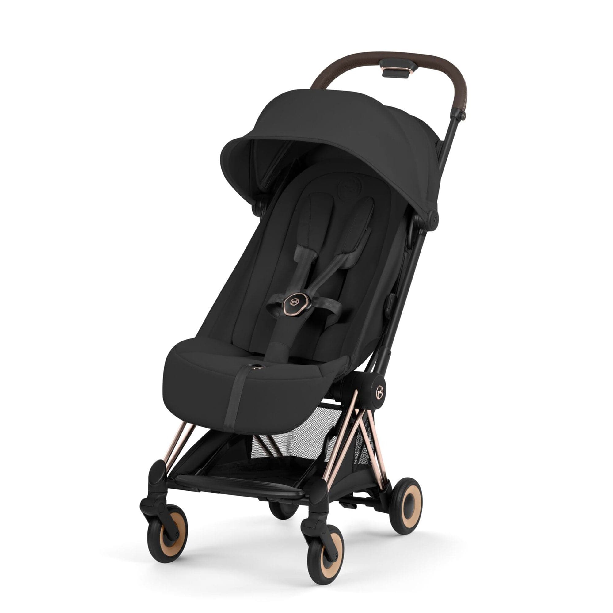 Cybex baby prams Cybex Coya Pushchair Set - Style Collection - Rose Gold/Sepia Black 21979-RG-BLK