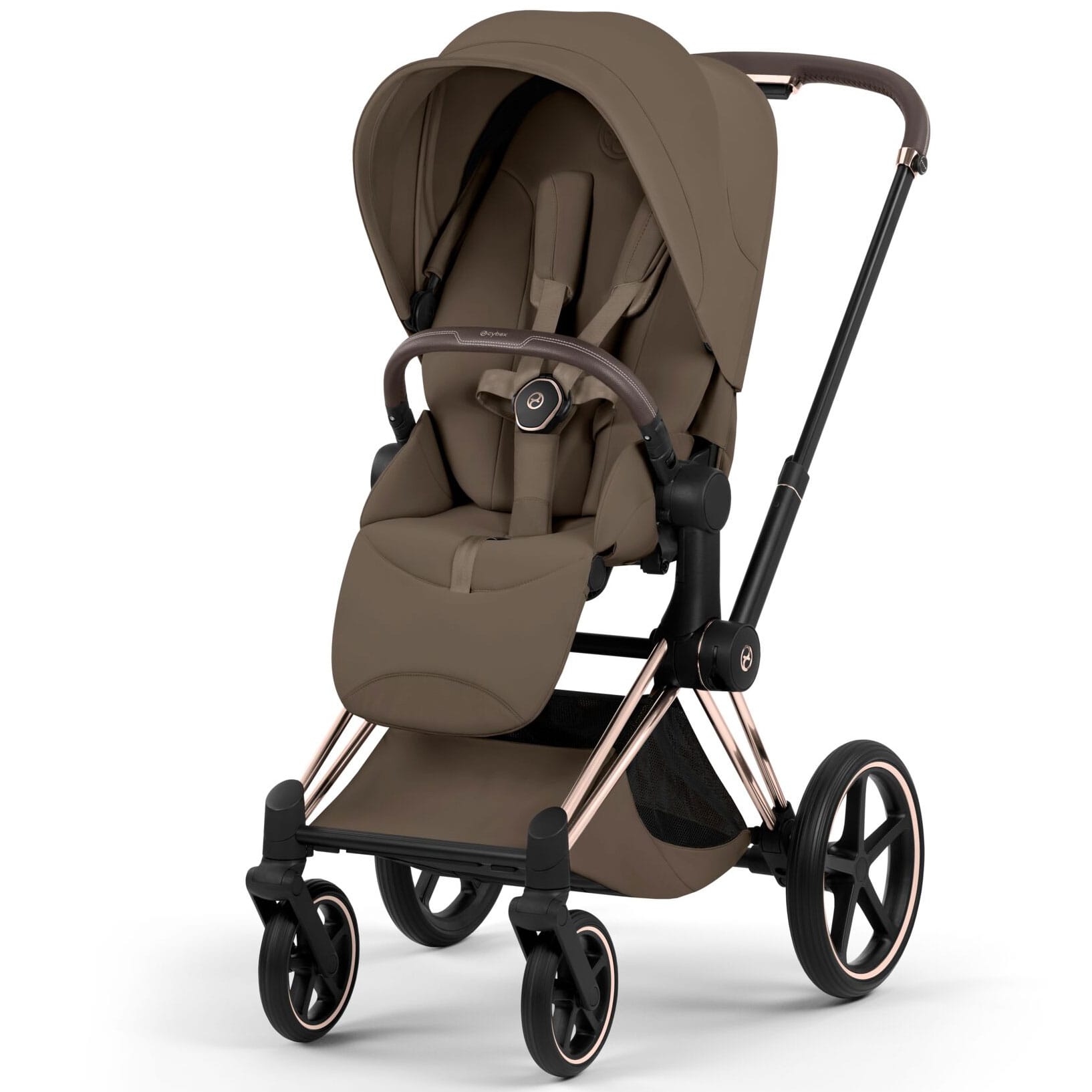 Cybex baby prams Cybex Priam Pushchair Set - Style Collection - Coconut Brown