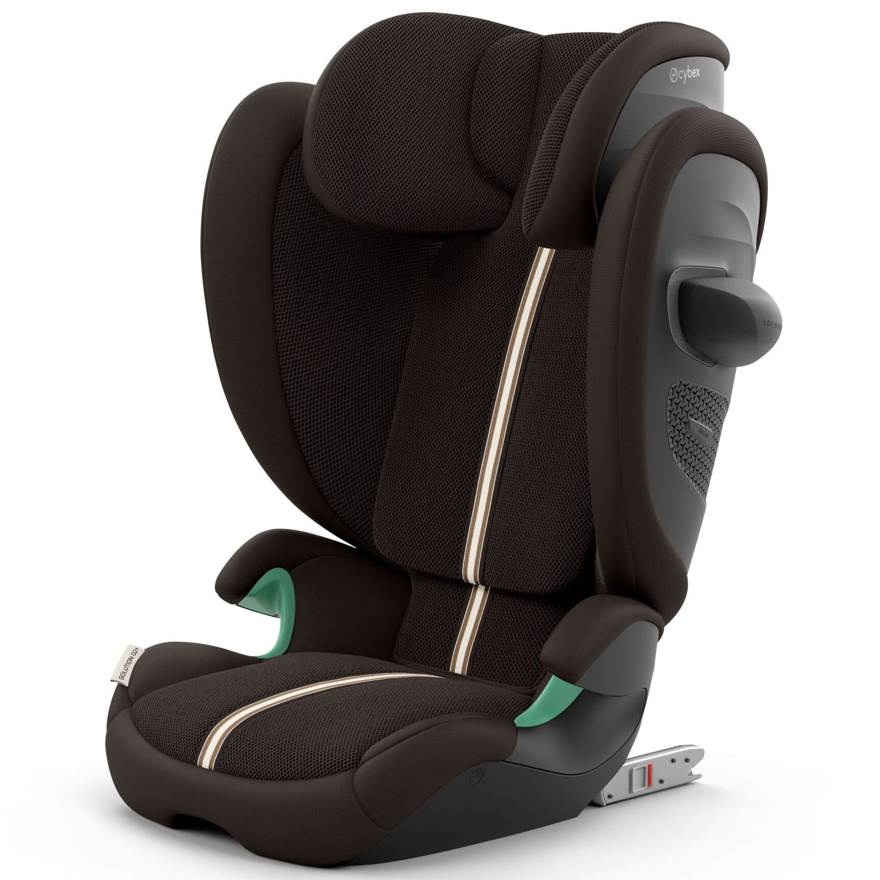 Cybex highback booster seats Cybex Solution G2 Plus i-Fix Highback Booster Chocolate Brown 526001812