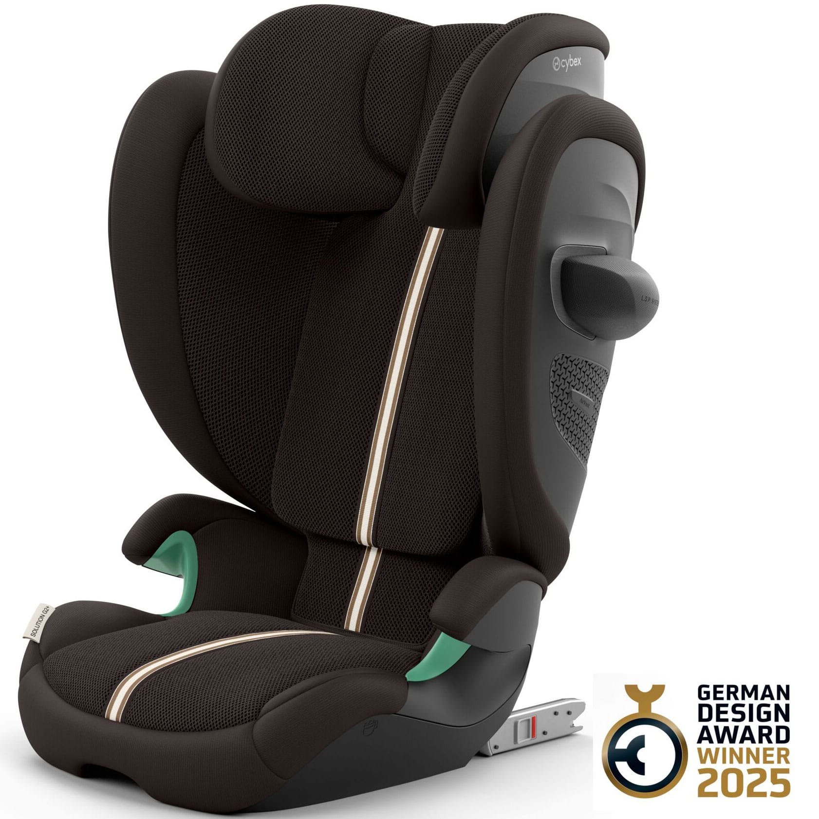 Cybex highback booster seats Cybex Solution G2 Plus i-Fix Highback Booster Chocolate Brown 526001812