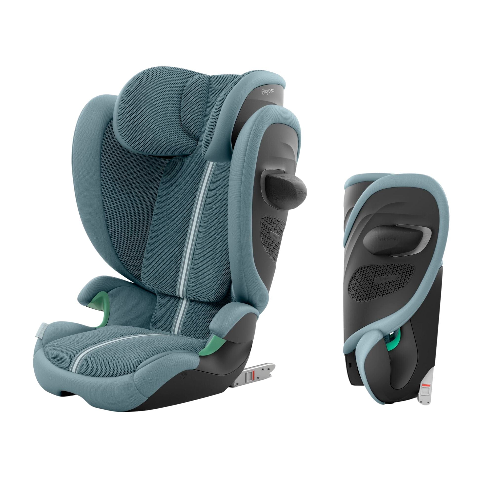 cybex solution booster seat Cybex Solution G2 Plus i-Fix Highback Booster Stormy Blue