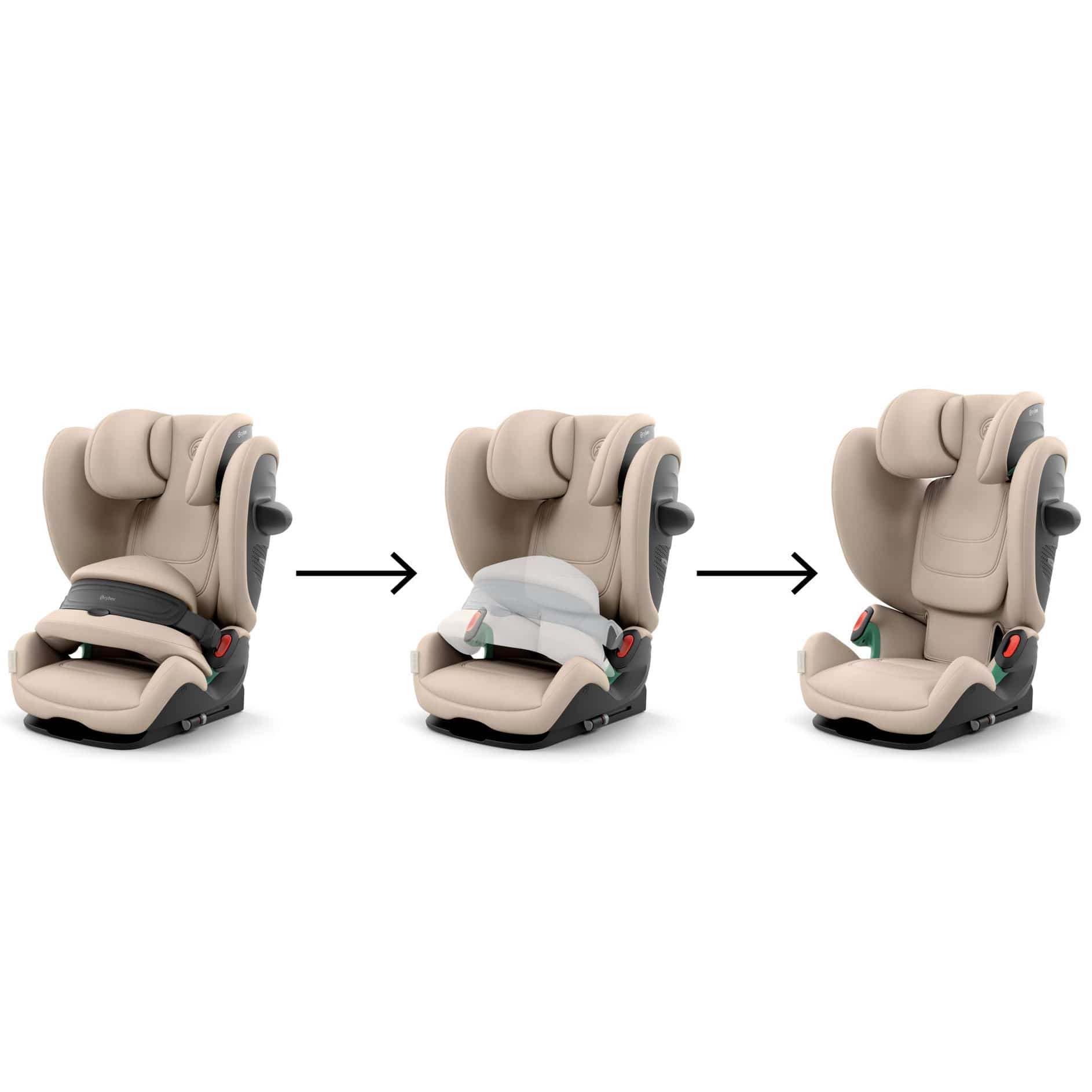 Cybex i-Size car seats Cybex Pallas G3 i-Size Car Seat - Almond Beige 526001801