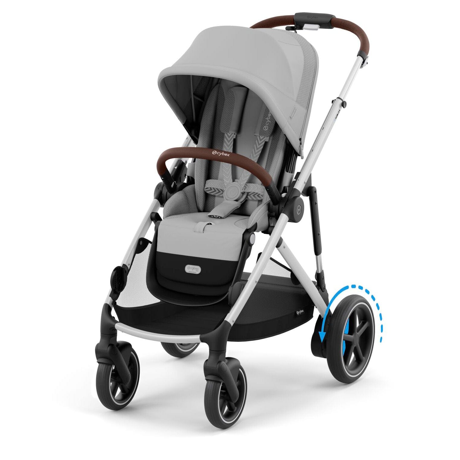 Cybex travel systems Cybex eGazelle S Twin Luxury Pushchair Bundle - Stone Grey