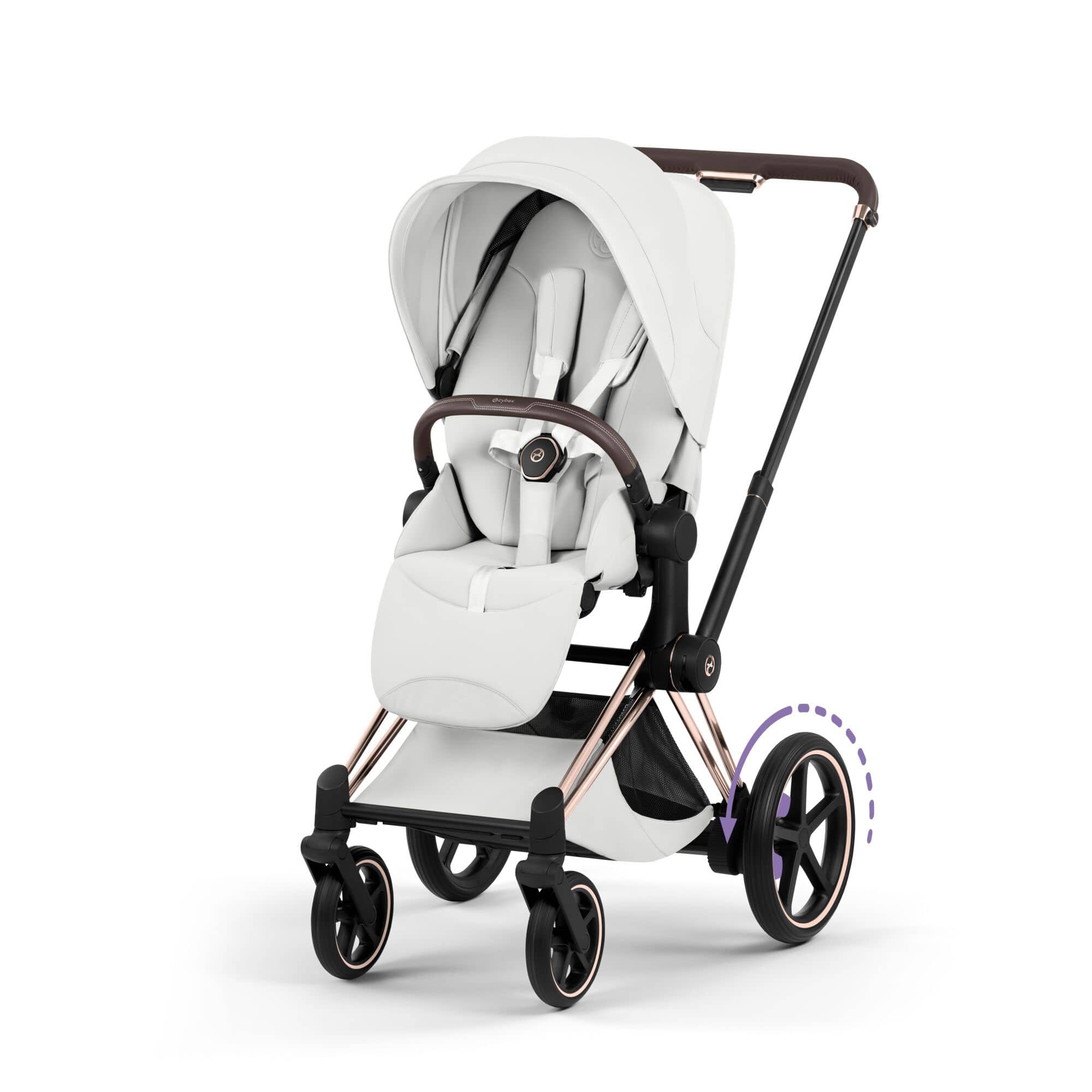 Cybex travel systems Cybex ePriam Ultimate Accessory Bundle - Style Collection - Off White