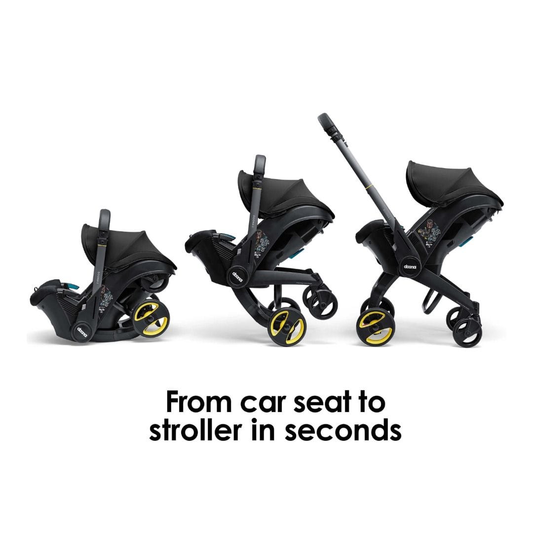 Doona baby car seats Doona i Infant Car Seat Stroller & i Isofix Base Nitro Black 14566-NIT-BLK