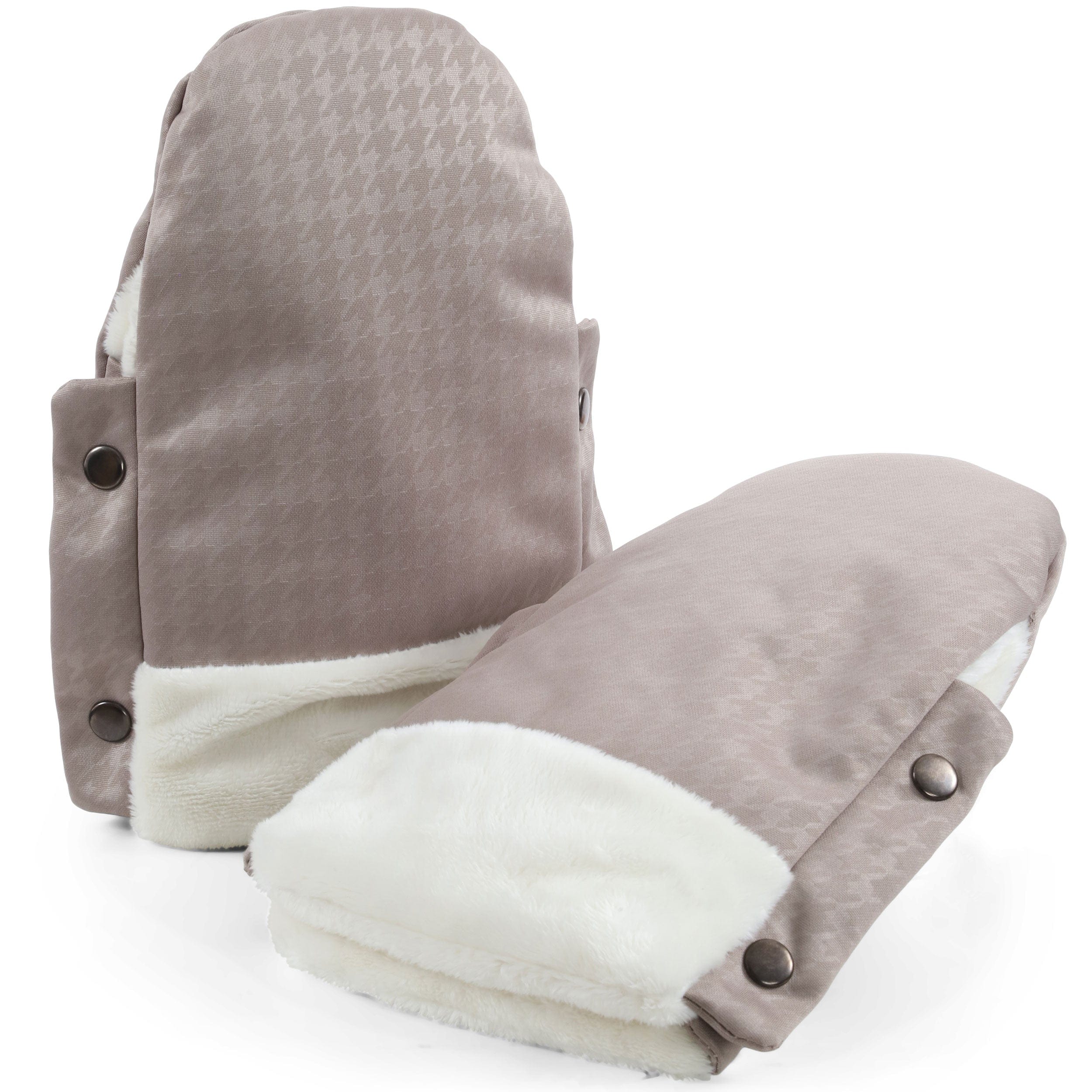 egg Buggy Accessories egg3 Handmuffs - Houndstooth Almond E3HMHA