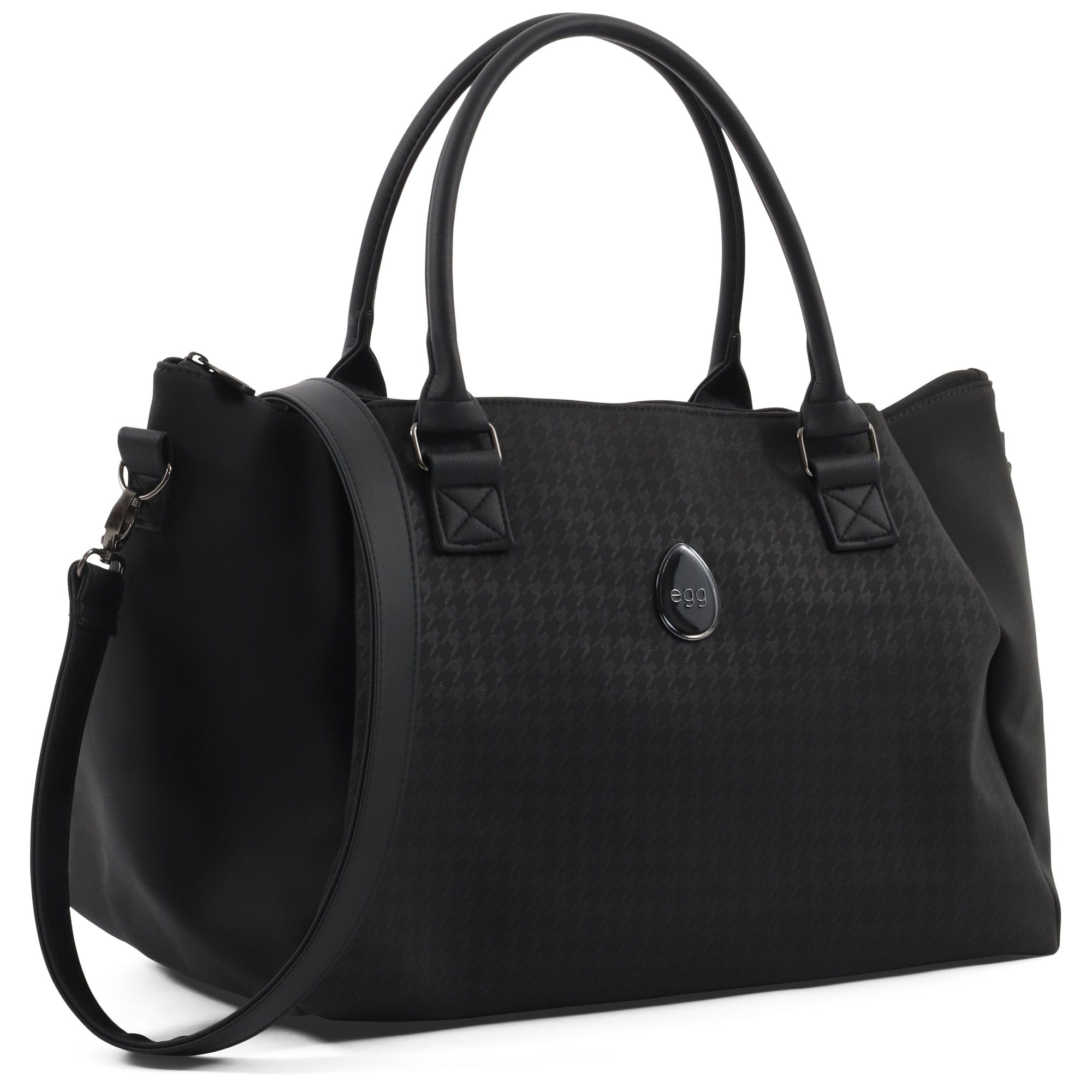 egg Buggy Accessories egg3 Overnight Bag - Houndstooth Black E3OBHB