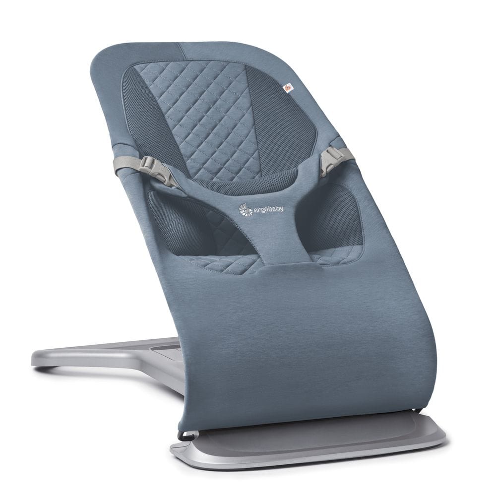 Ergobaby rocking bouncing cradles ErgoBaby Evolve Bouncer - Oxford Blue EVLBNCOXBLUUK