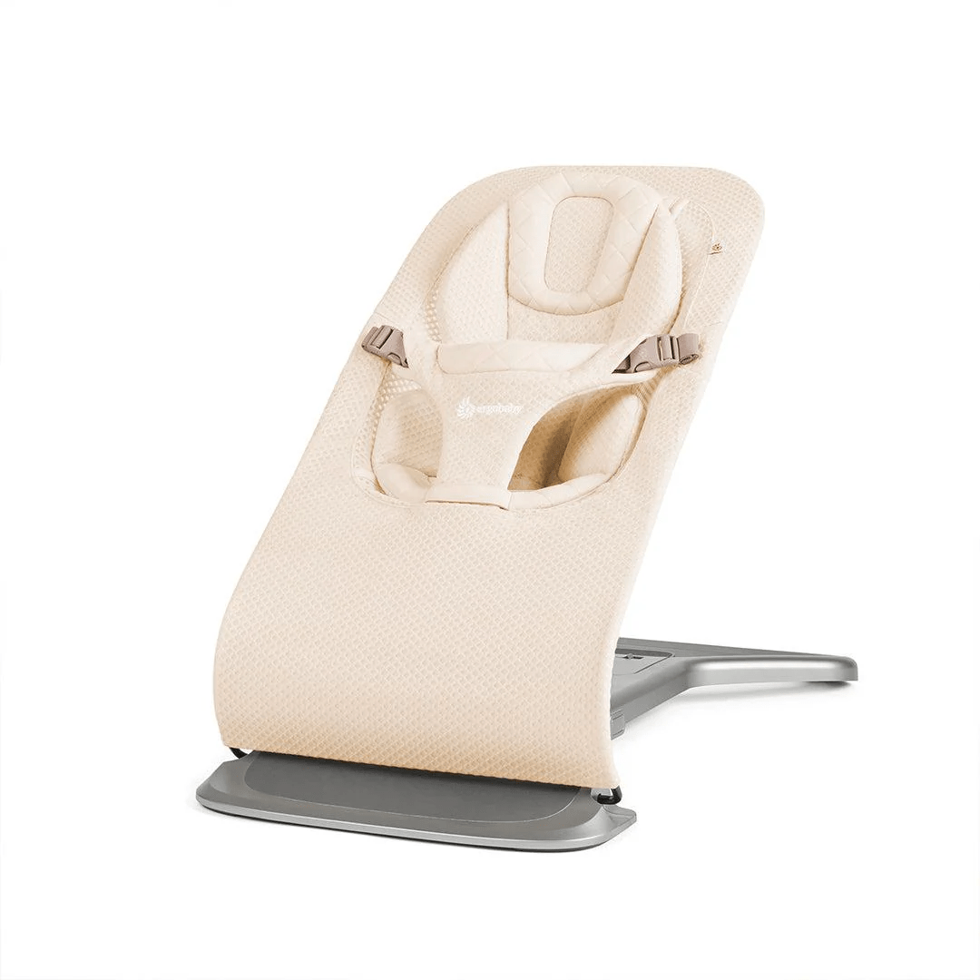 Ergobaby rocking bouncing cradles ErgoBaby Evolve Mesh Bouncer - Cream EVLBNCCRMMSHUK