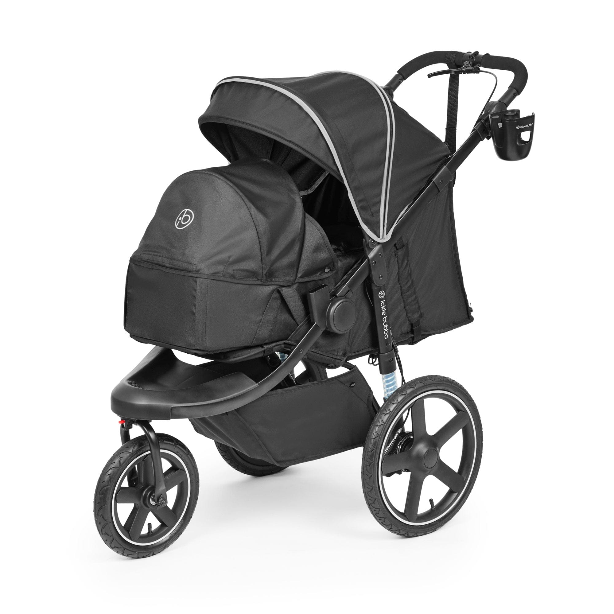 Ickle Bubba 3 wheel pushchairs Ickle Bubba Venus Jogger Pro Prime Stroller - Midnight 18-005-300-038