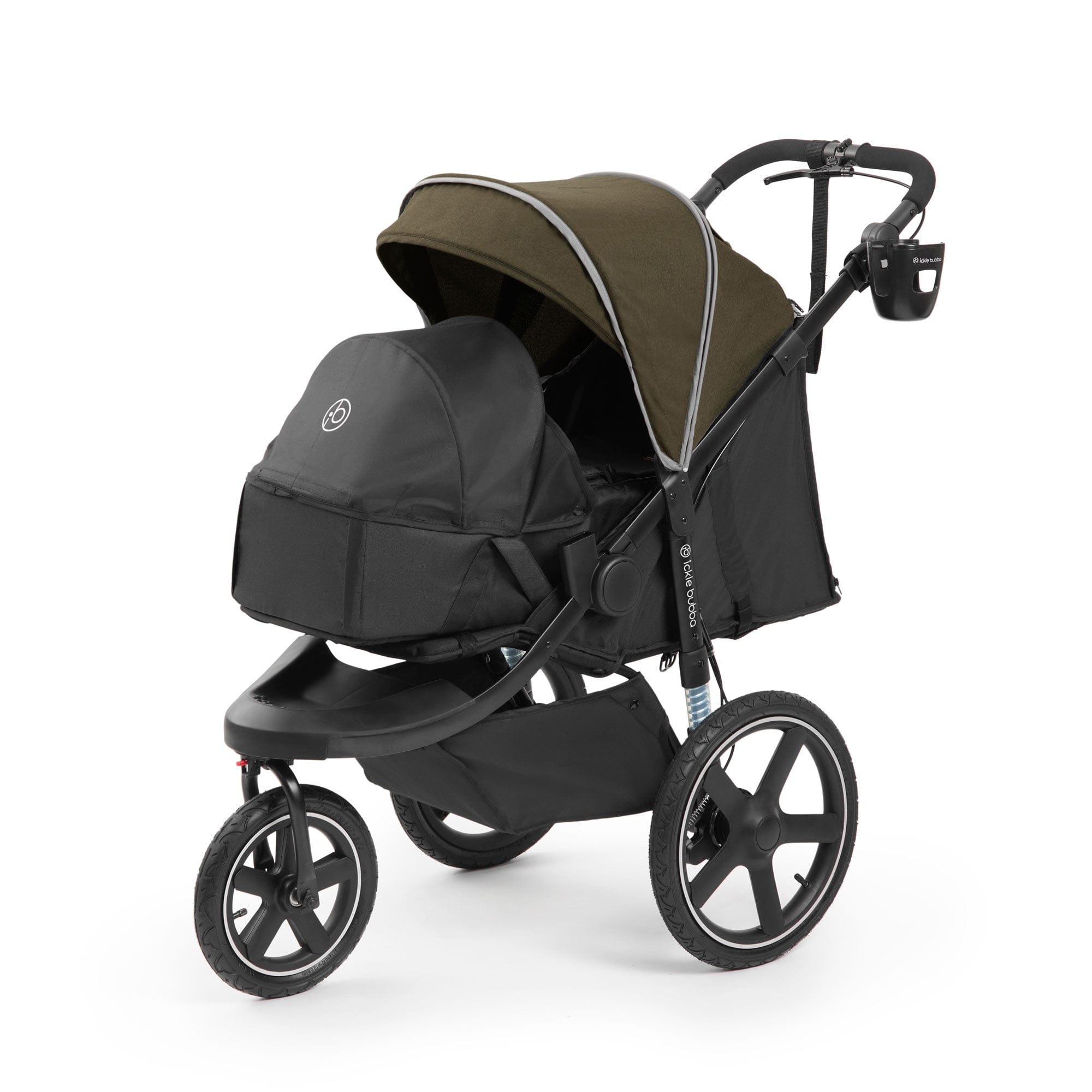 Ickle Bubba 3 wheel pushchairs Ickle Bubba Venus Jogger Pro Prime Stroller - Woodland 18-005-300-066