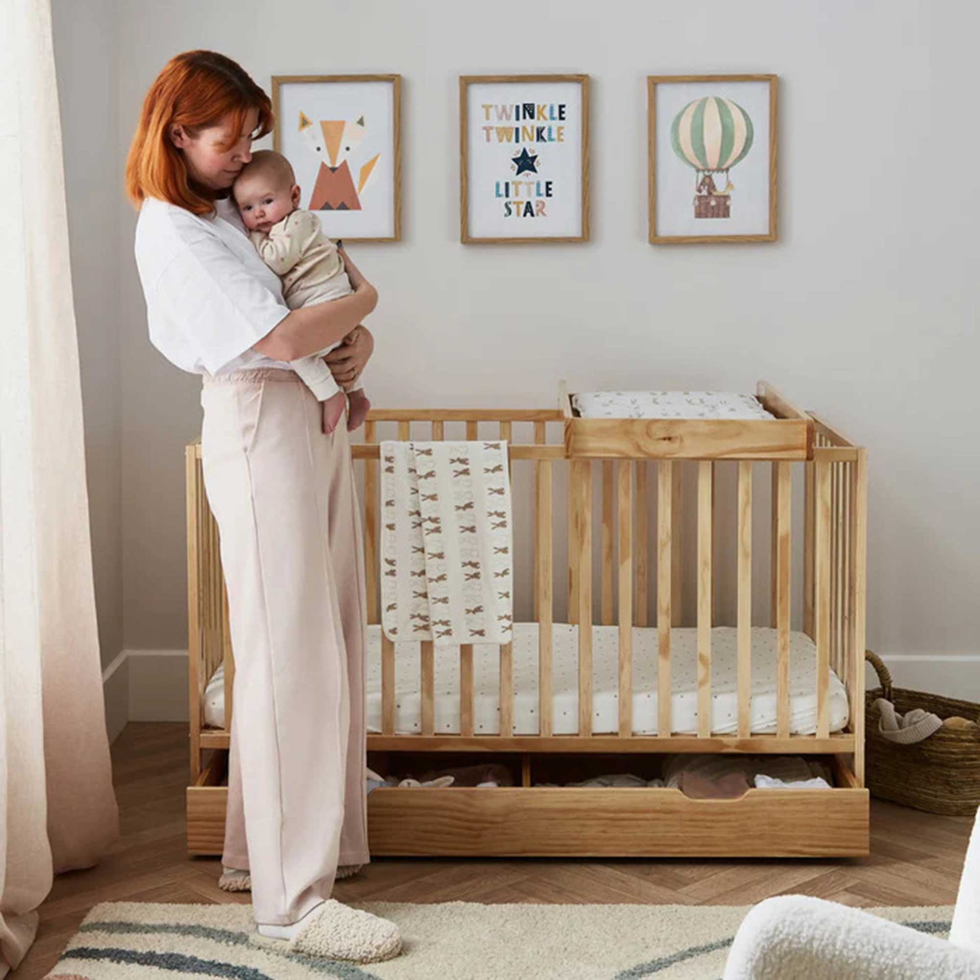 Ickle Bubba nursery room sets Ickle Bubba Hartley Classic 2 Piece Furniture Set - Pine